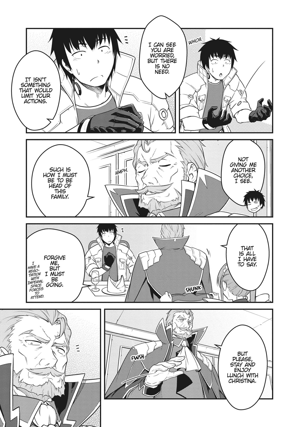 Mezametara Saikyou Soubi to Uchuusen-mochi Datta no de Chap 39 - Next Chap 40