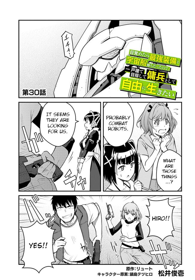 Mezametara Saikyou Soubi to Uchuusen-mochi Datta no de Chap 30.1 - Next Chap 31.1
