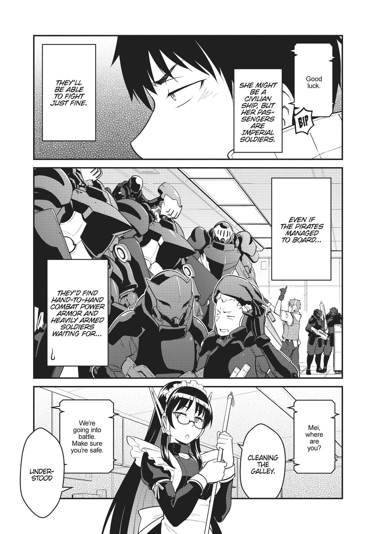 Mezametara Saikyou Soubi to Uchuusen-mochi Datta no de Chap 32 - Next Chap 33