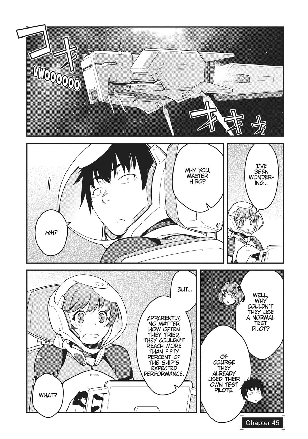 Mezametara Saikyou Soubi to Uchuusen-mochi Datta no de Chap 45 - Next Chap 46