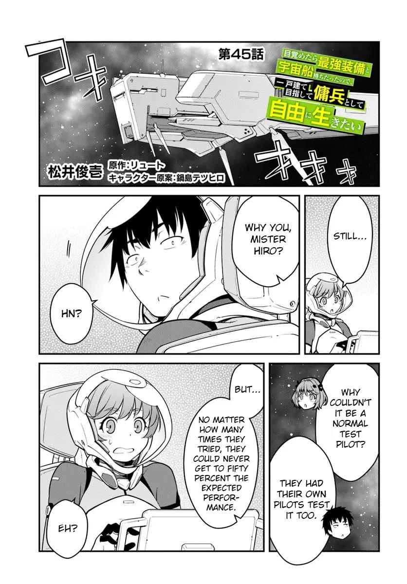 Mezametara Saikyou Soubi to Uchuusen-mochi Datta no de Chap 45.1 - Next Chap 46.1