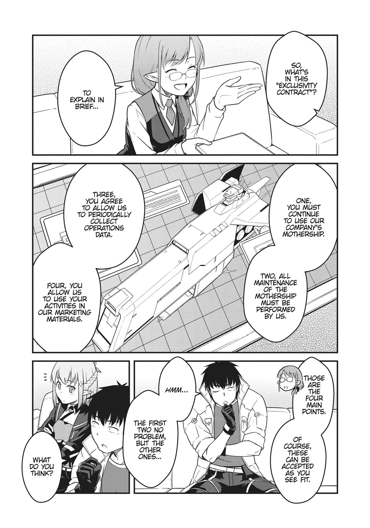 Mezametara Saikyou Soubi to Uchuusen-mochi Datta no de Chap 40 - Next Chap 41