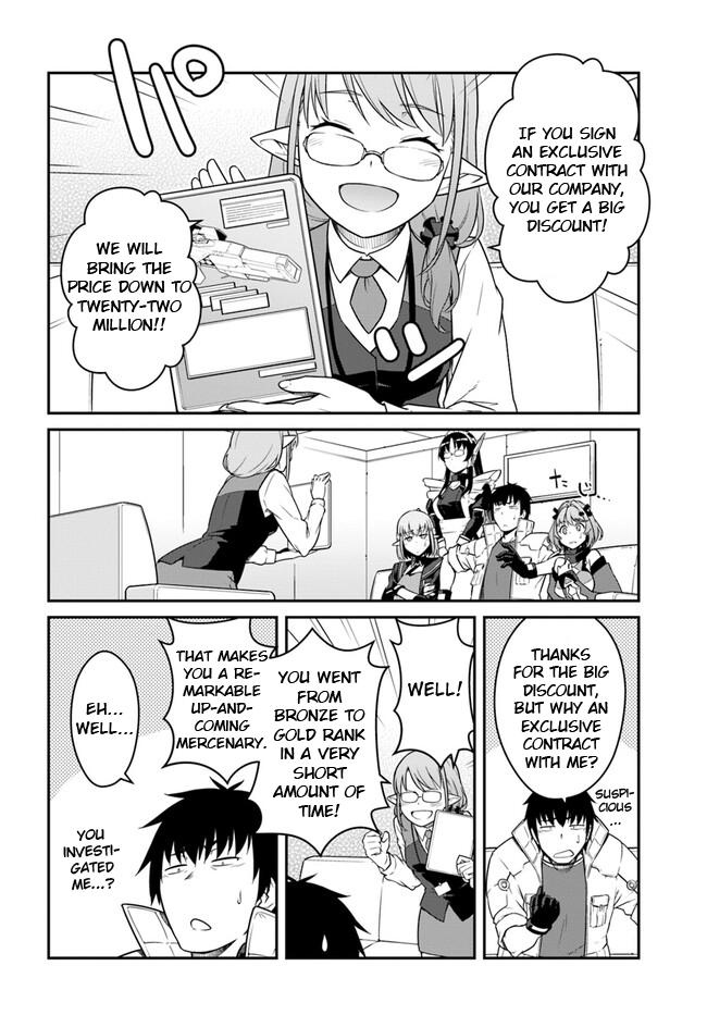 Mezametara Saikyou Soubi to Uchuusen-mochi Datta no de Chap 40.1 - Next Chap 41.1
