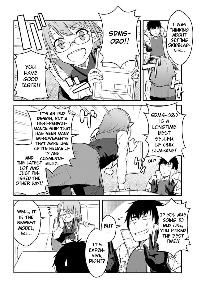 Mezametara Saikyou Soubi to Uchuusen-mochi Datta no de Chap 40.1 - Next Chap 41.1