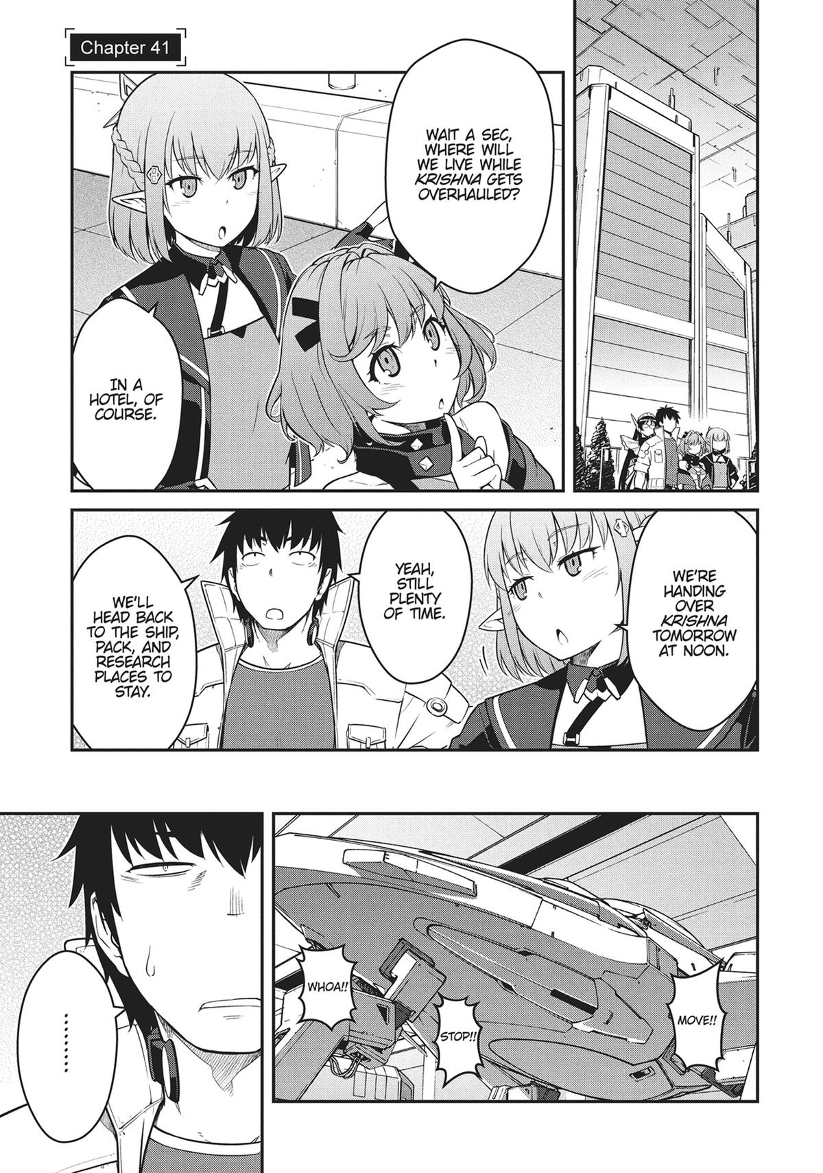 Mezametara Saikyou Soubi to Uchuusen-mochi Datta no de Chap 41 - Next Chap 42