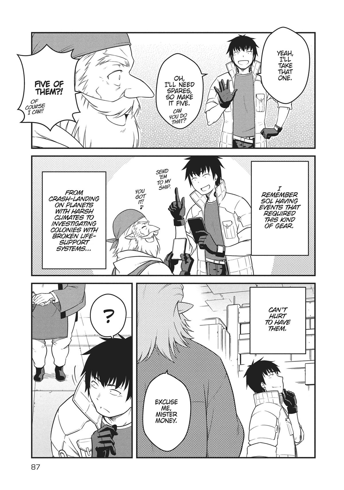 Mezametara Saikyou Soubi to Uchuusen-mochi Datta no de Chap 43 - Next Chap 44