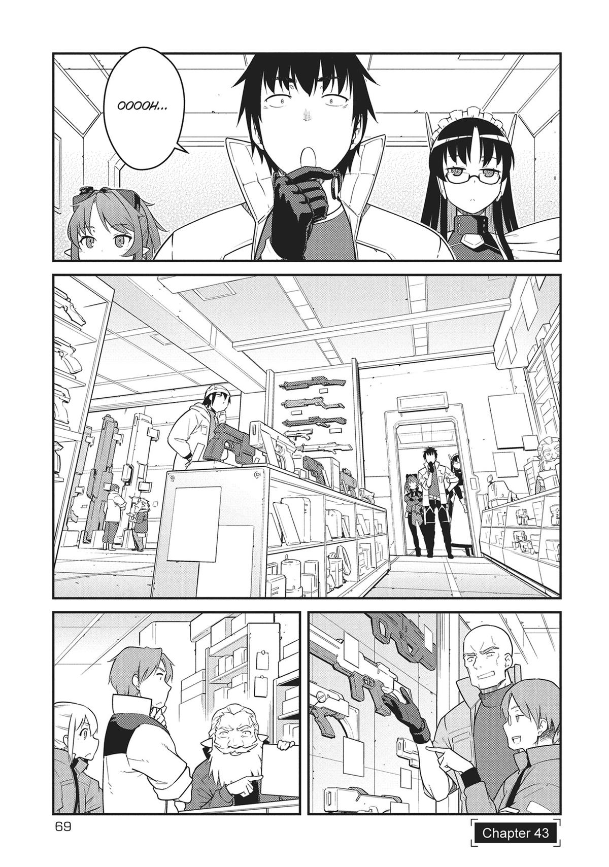 Mezametara Saikyou Soubi to Uchuusen-mochi Datta no de Chap 43 - Next Chap 44