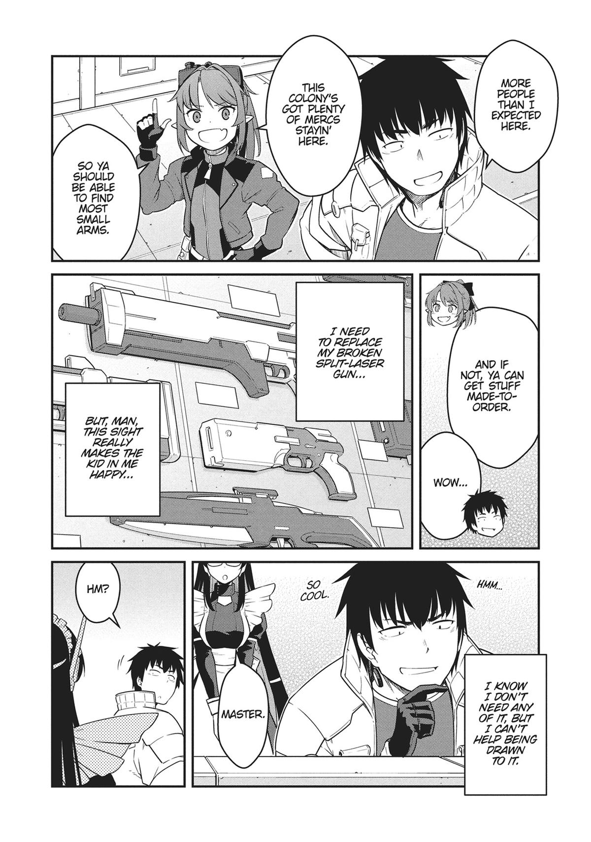 Mezametara Saikyou Soubi to Uchuusen-mochi Datta no de Chap 43 - Next Chap 44