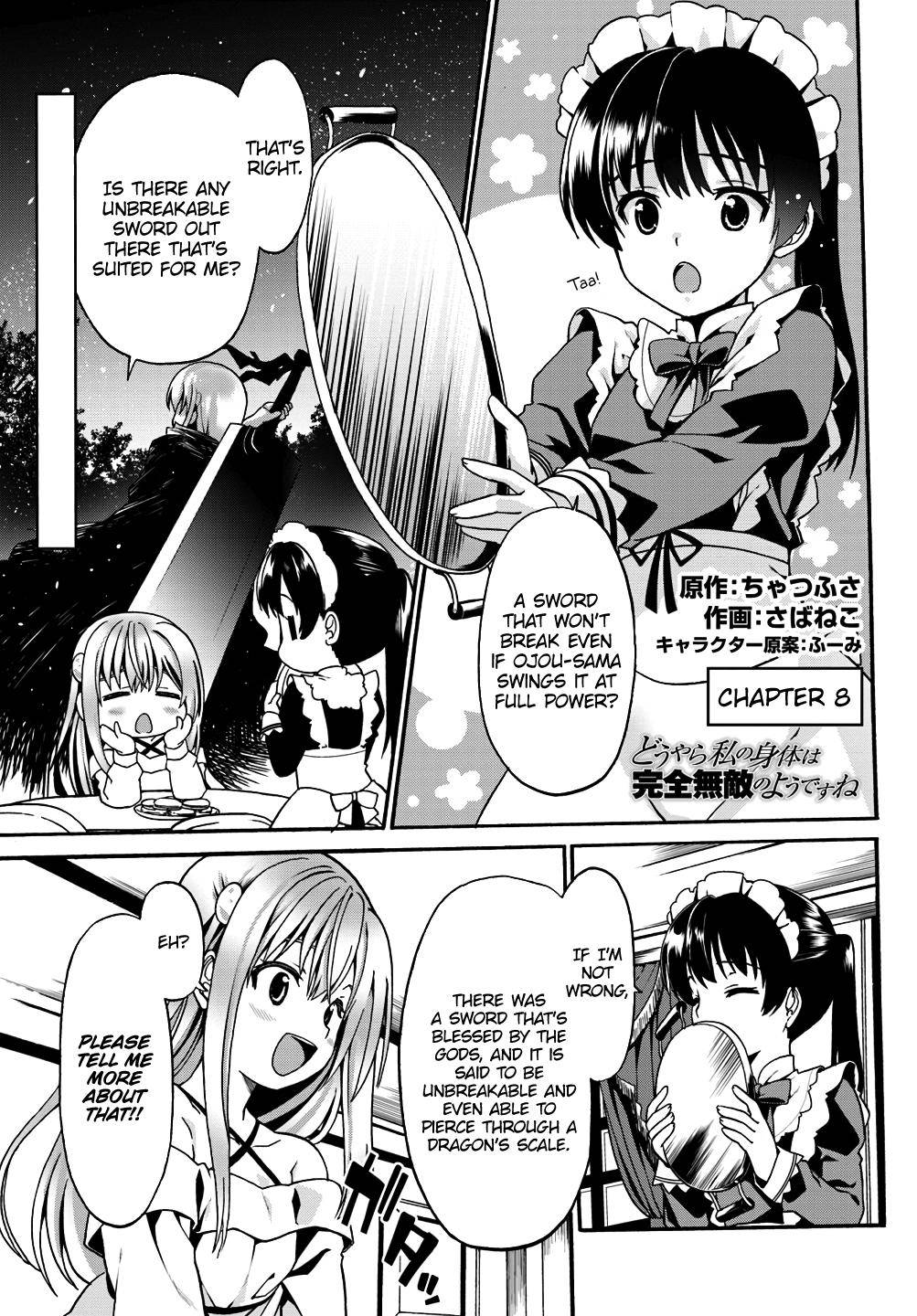 Douyara Watashi no Karada wa Kanzen Muteki no You Desu ne Chap 8 - Next Chap 9
