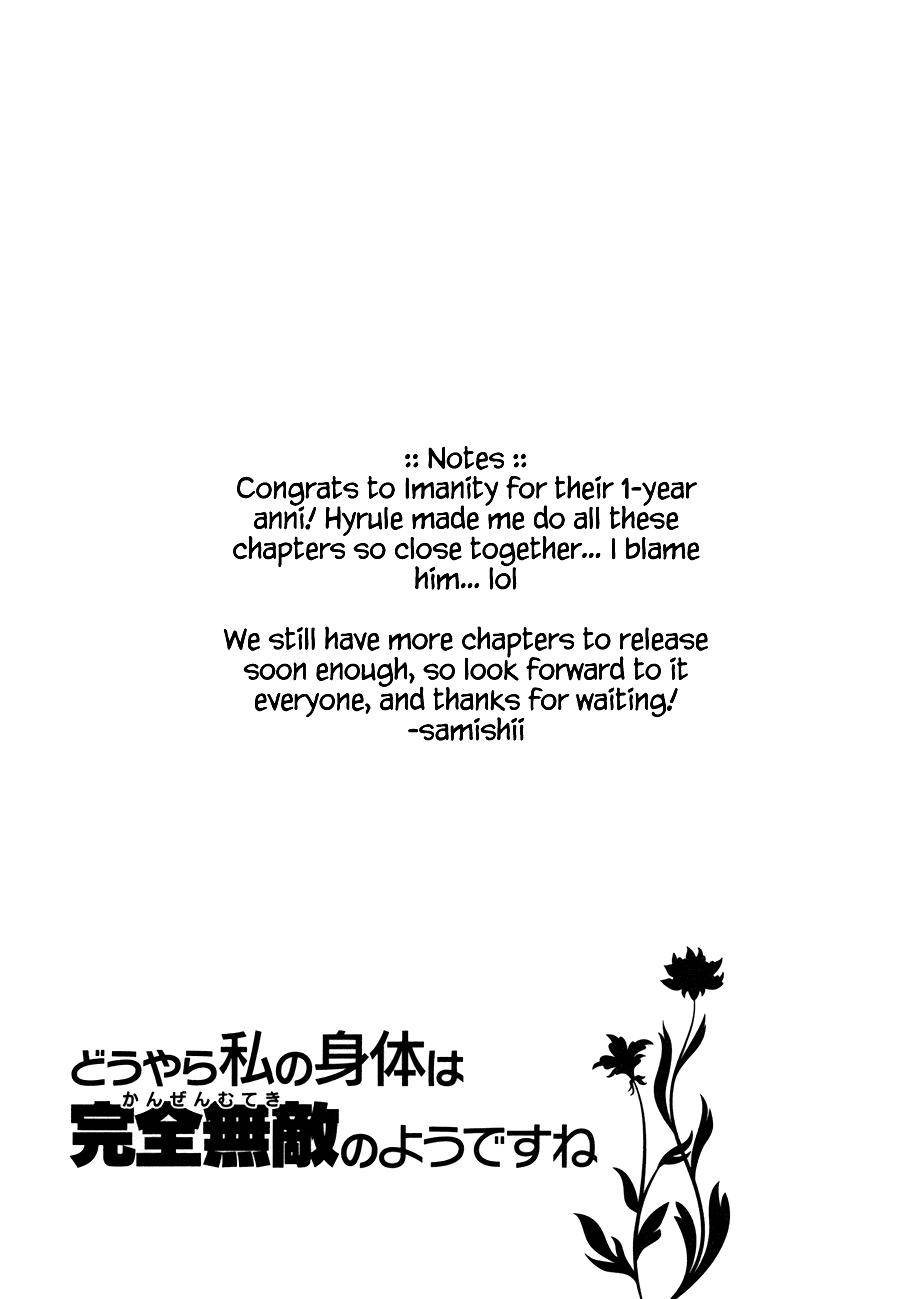 Douyara Watashi no Karada wa Kanzen Muteki no You Desu ne Chap 10 - Next Chap 11