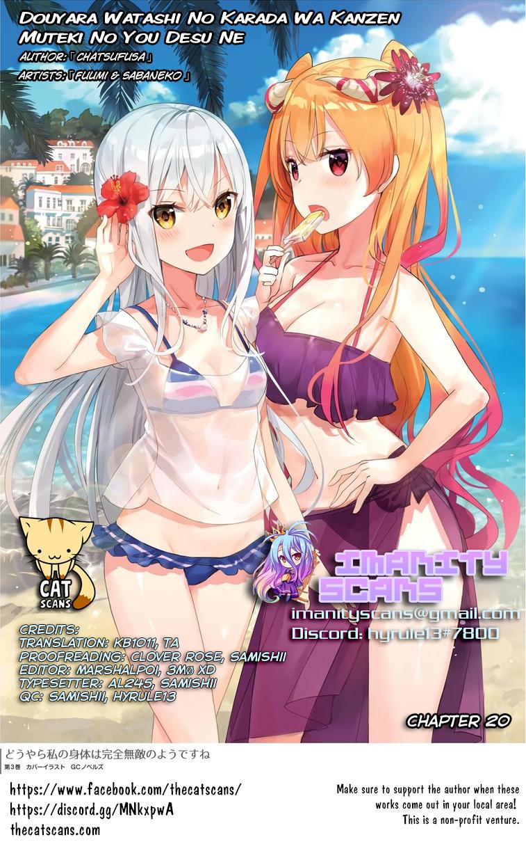 Douyara Watashi no Karada wa Kanzen Muteki no You Desu ne Chap 20 - Next Chap 21