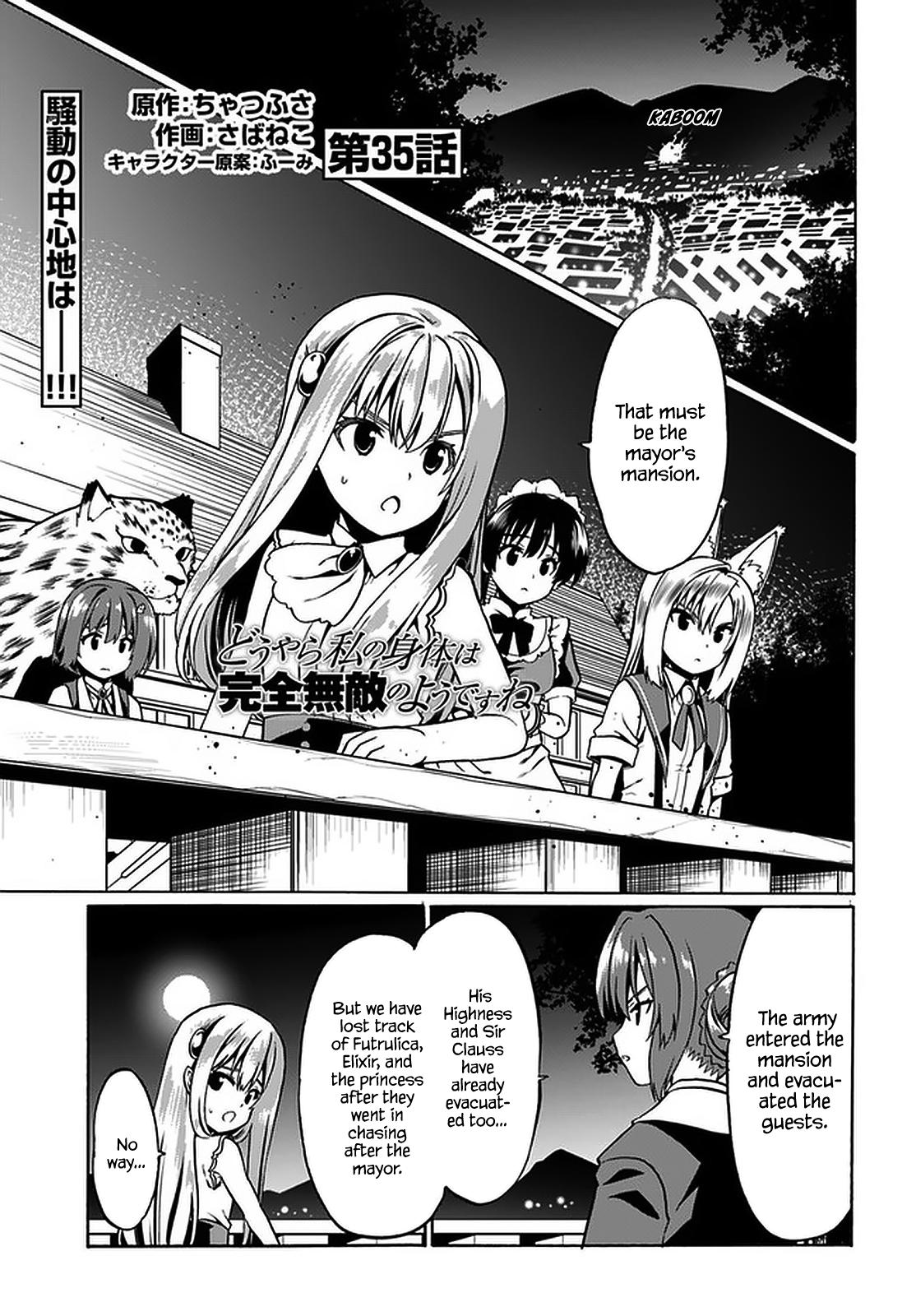 Douyara Watashi no Karada wa Kanzen Muteki no You Desu ne Chap 35 - Next Chap 36