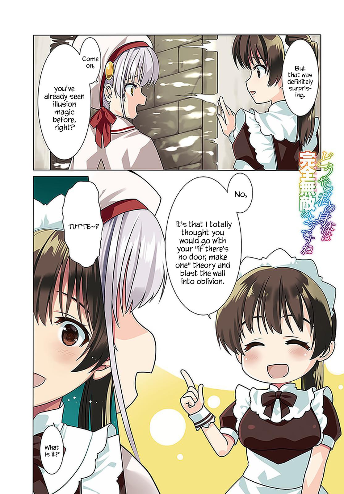 Douyara Watashi no Karada wa Kanzen Muteki no You Desu ne Chap 31 - Next Chap 32