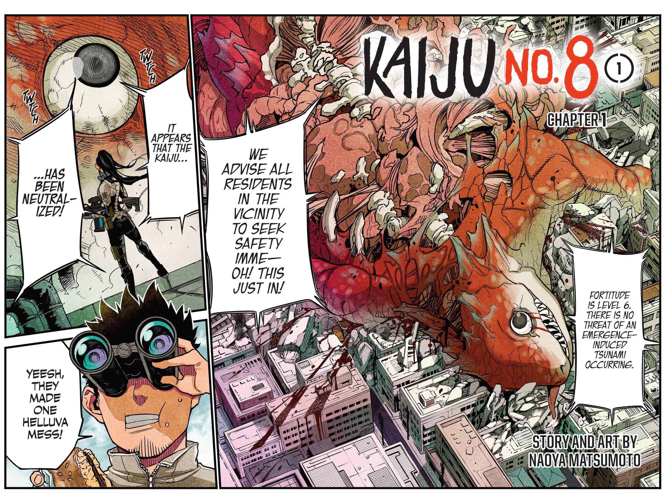KAIJU NO.8 (Monster #8) Chap 1 - Next Chap 2