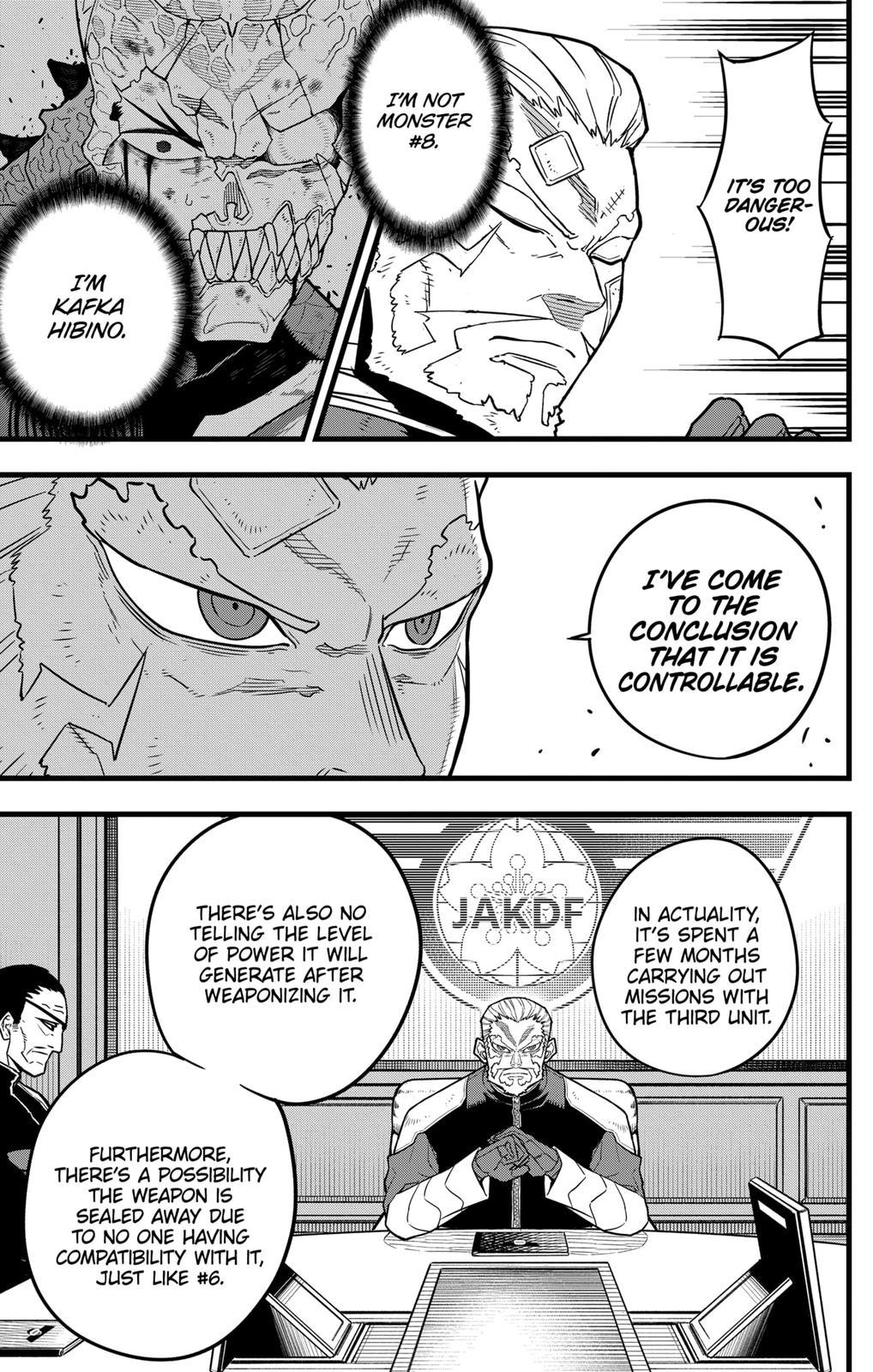 KAIJU NO.8 (Monster #8) Chap 38 - Next Chap 39
