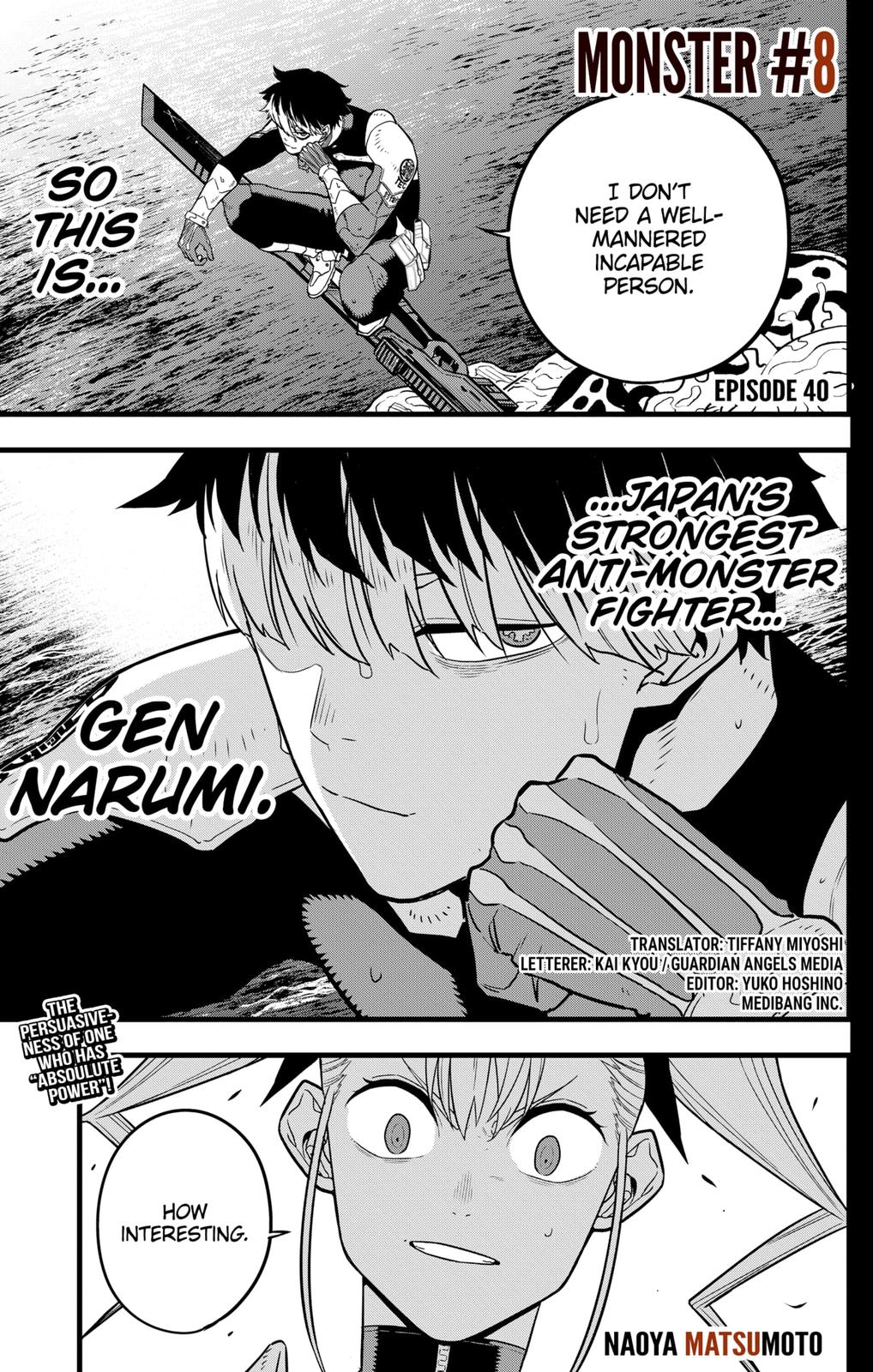 KAIJU NO.8 (Monster #8) Chap 40 - Next Chap 41