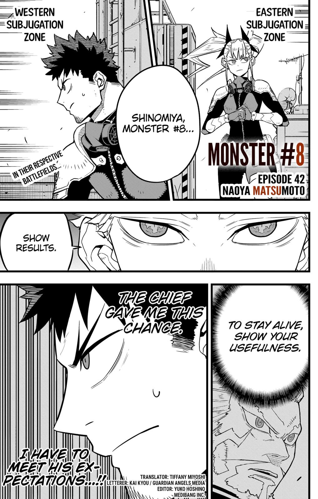 KAIJU NO.8 (Monster #8) Chap 42 - Next Chap 43