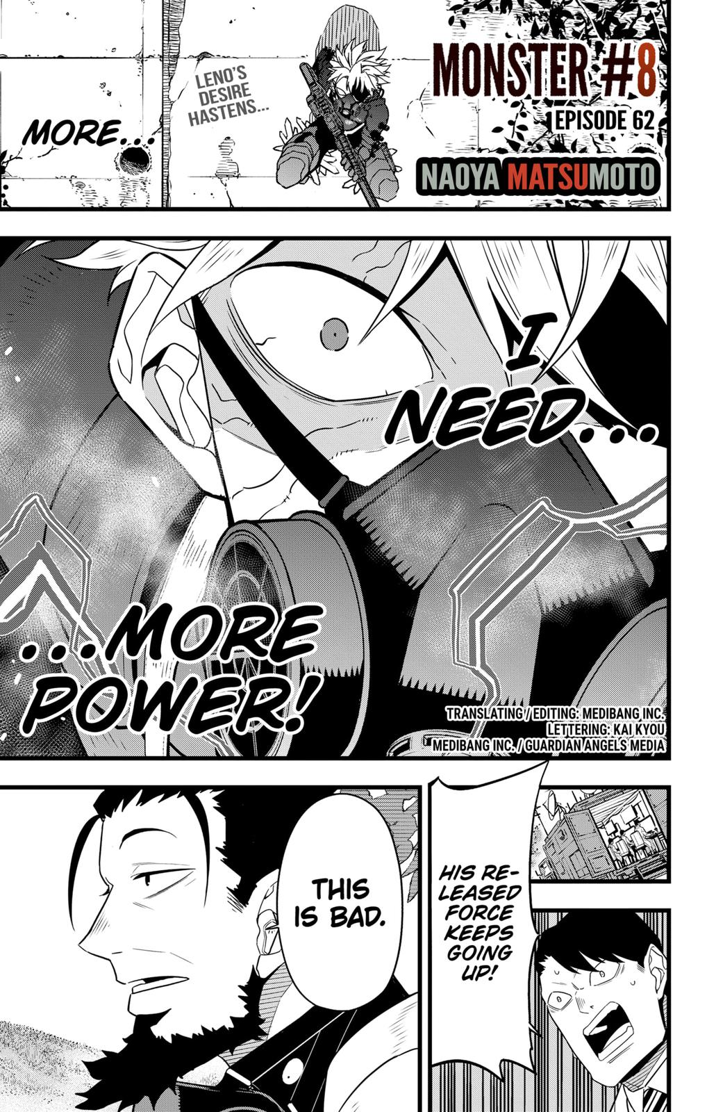 KAIJU NO.8 (Monster #8) Chap 62 - Next Chap 63