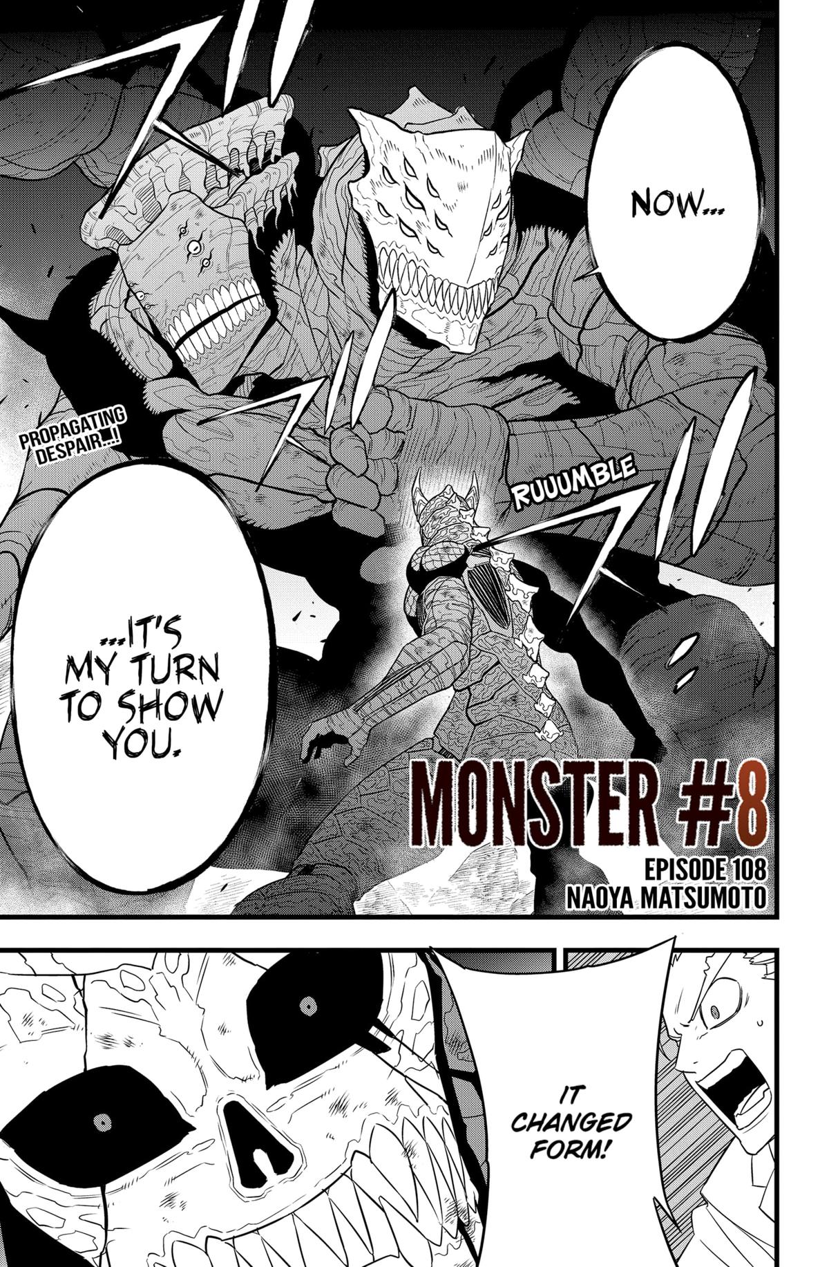 KAIJU NO.8 (Monster #8) Chap 108 - Next Chap 109