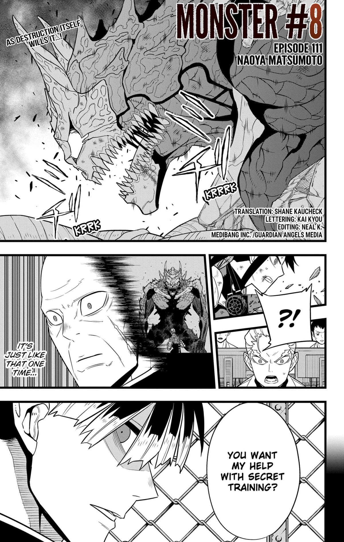 KAIJU NO.8 (Monster #8) Chap 111 - Next Chap 112