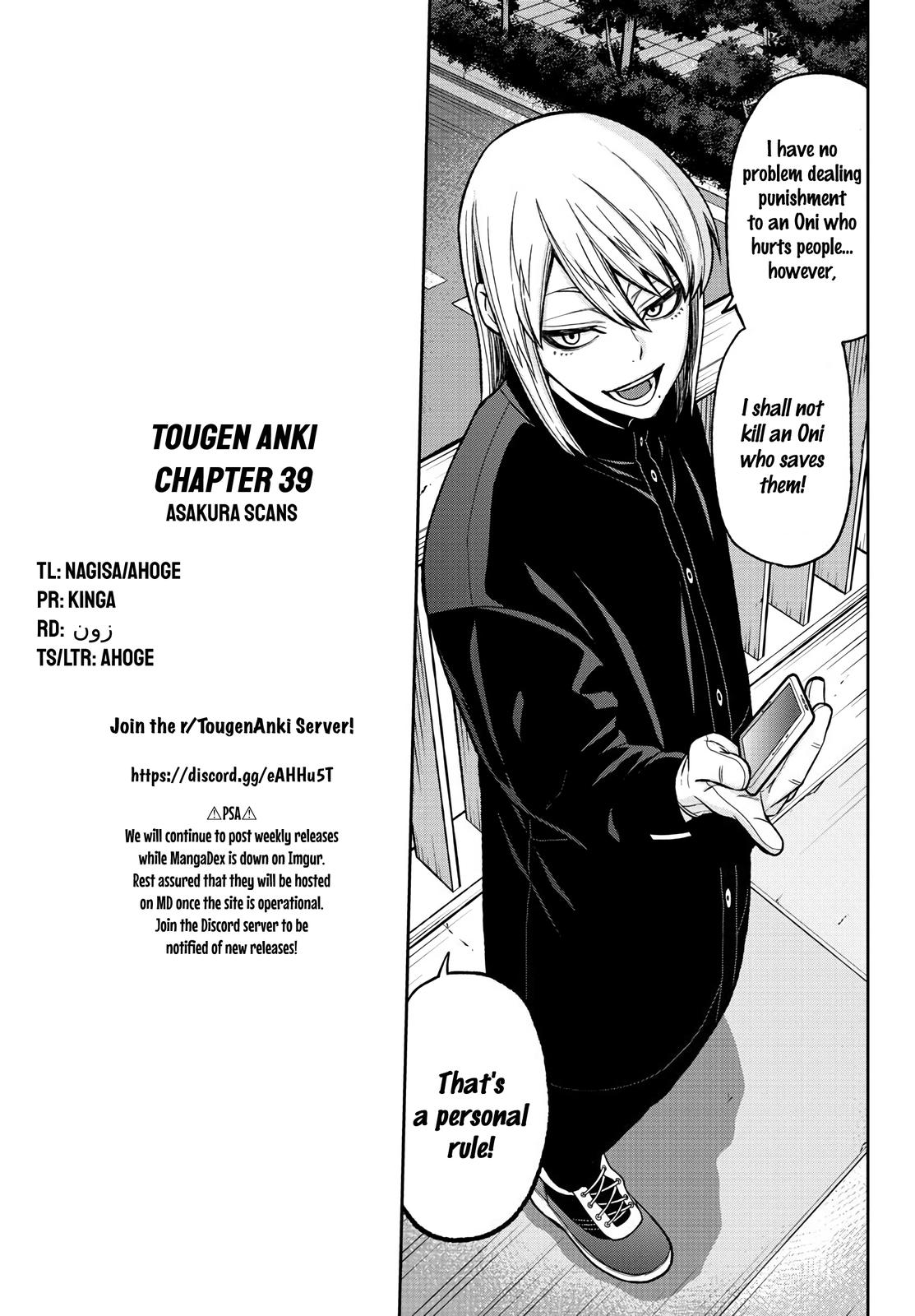 Tougen Anki Chap 39 - Next Chap 40