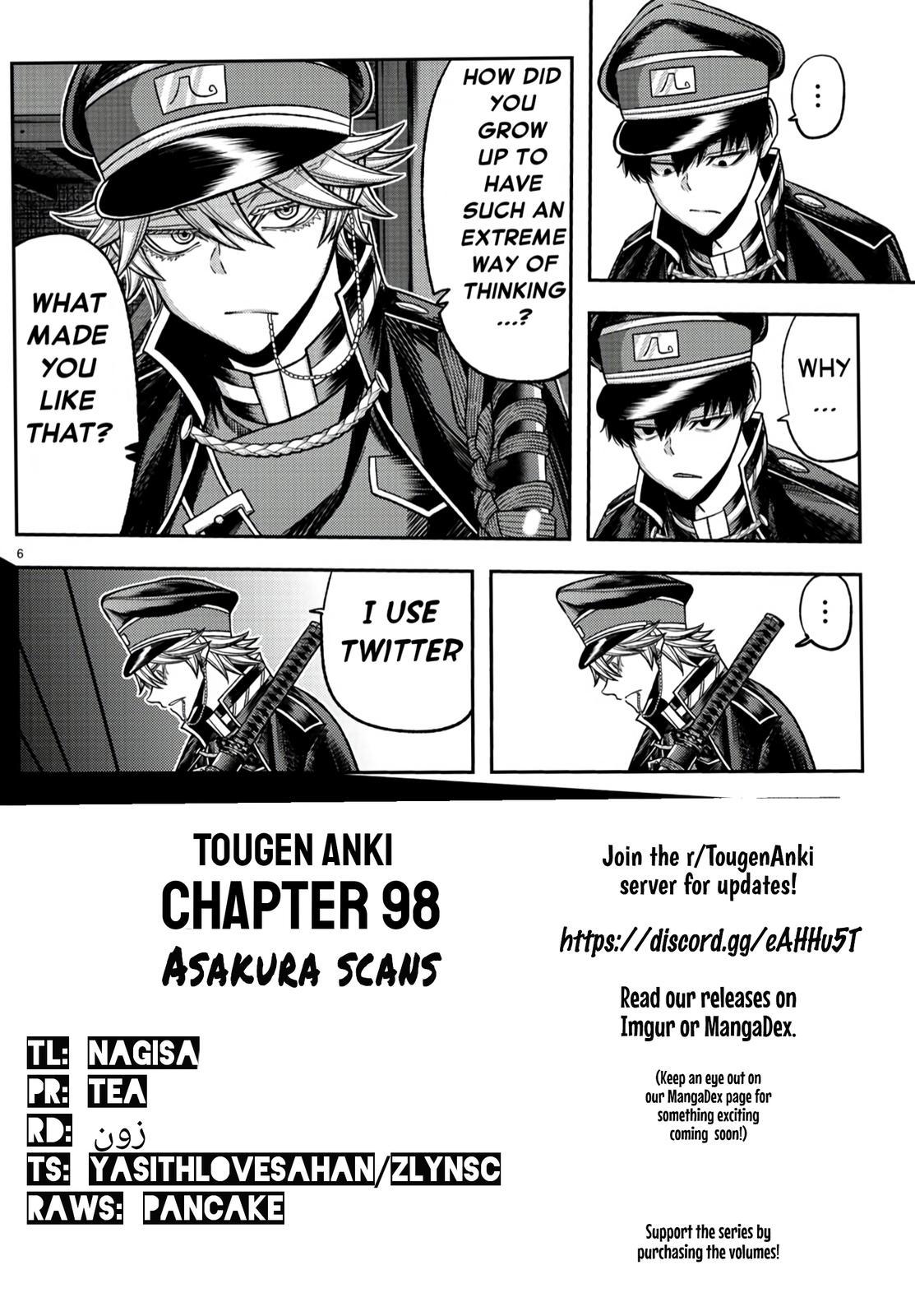 Tougen Anki Chap 98 - Next Chap 99