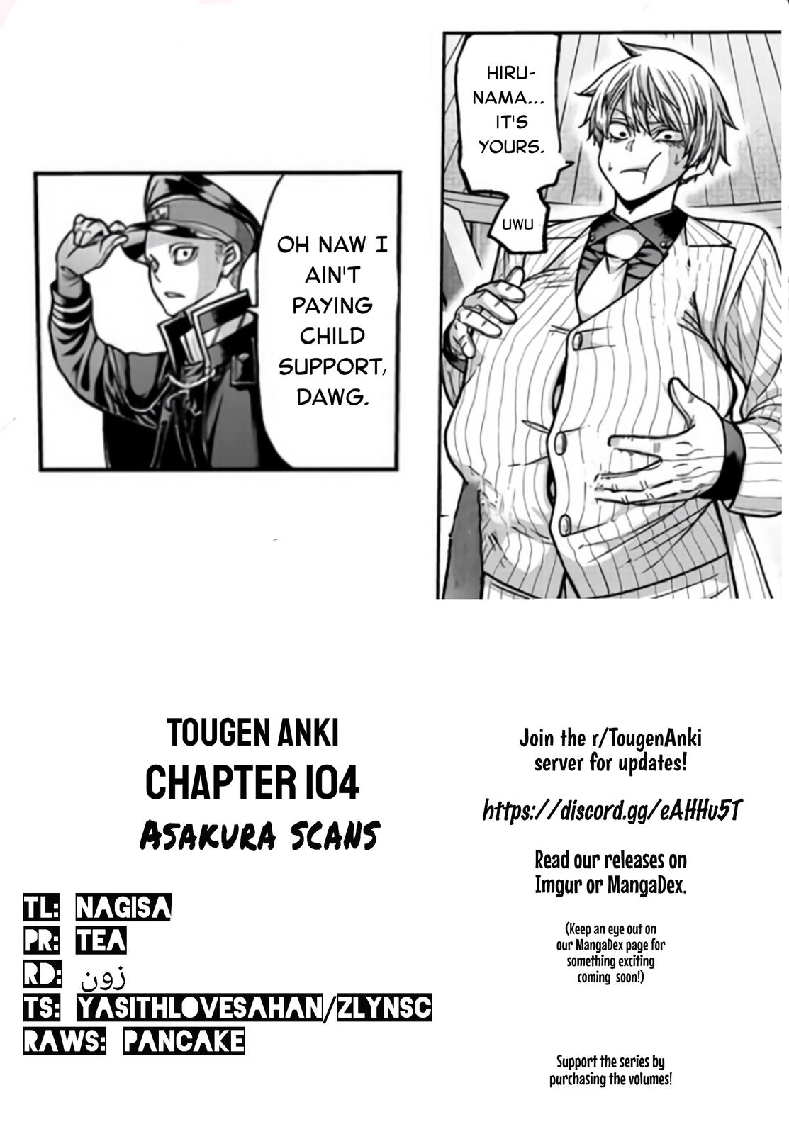 Tougen Anki Chap 104 - Next Chap 105