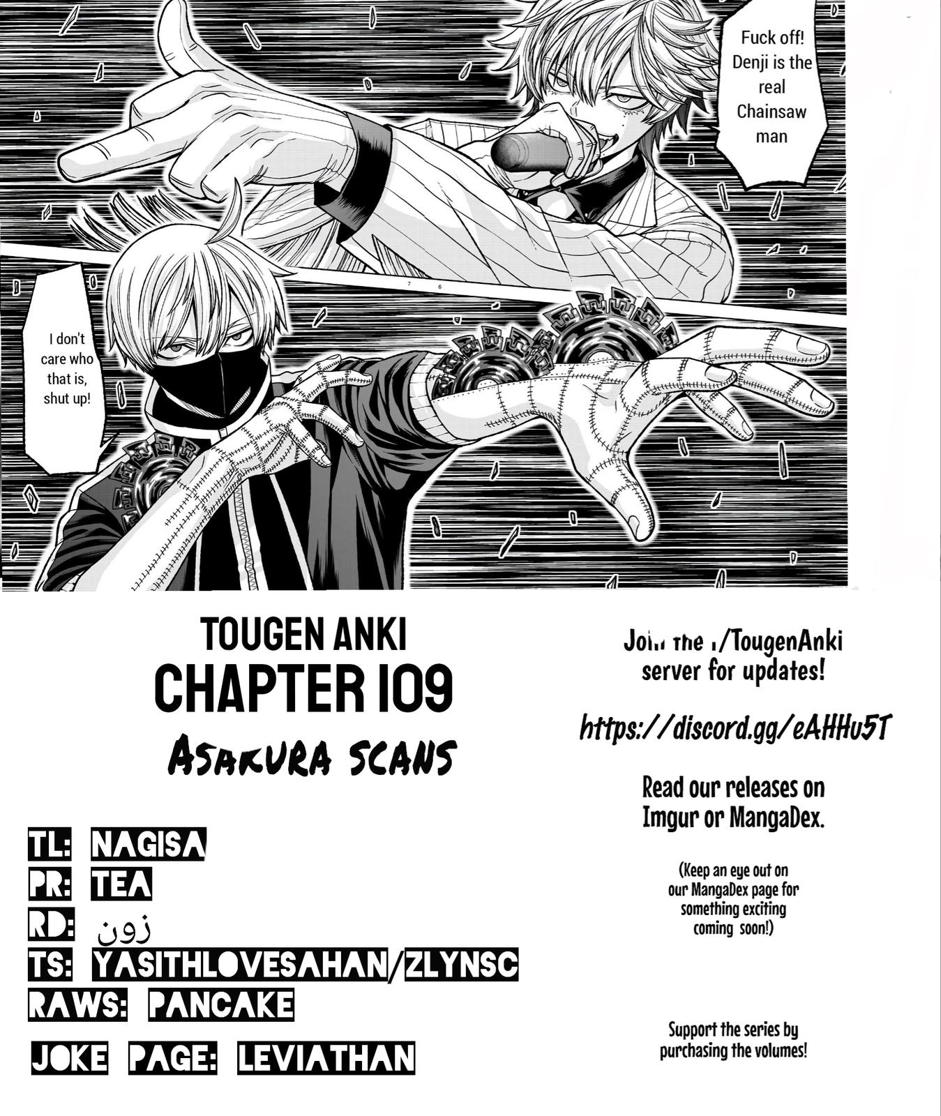Tougen Anki Chap 109 - Next Chap 110