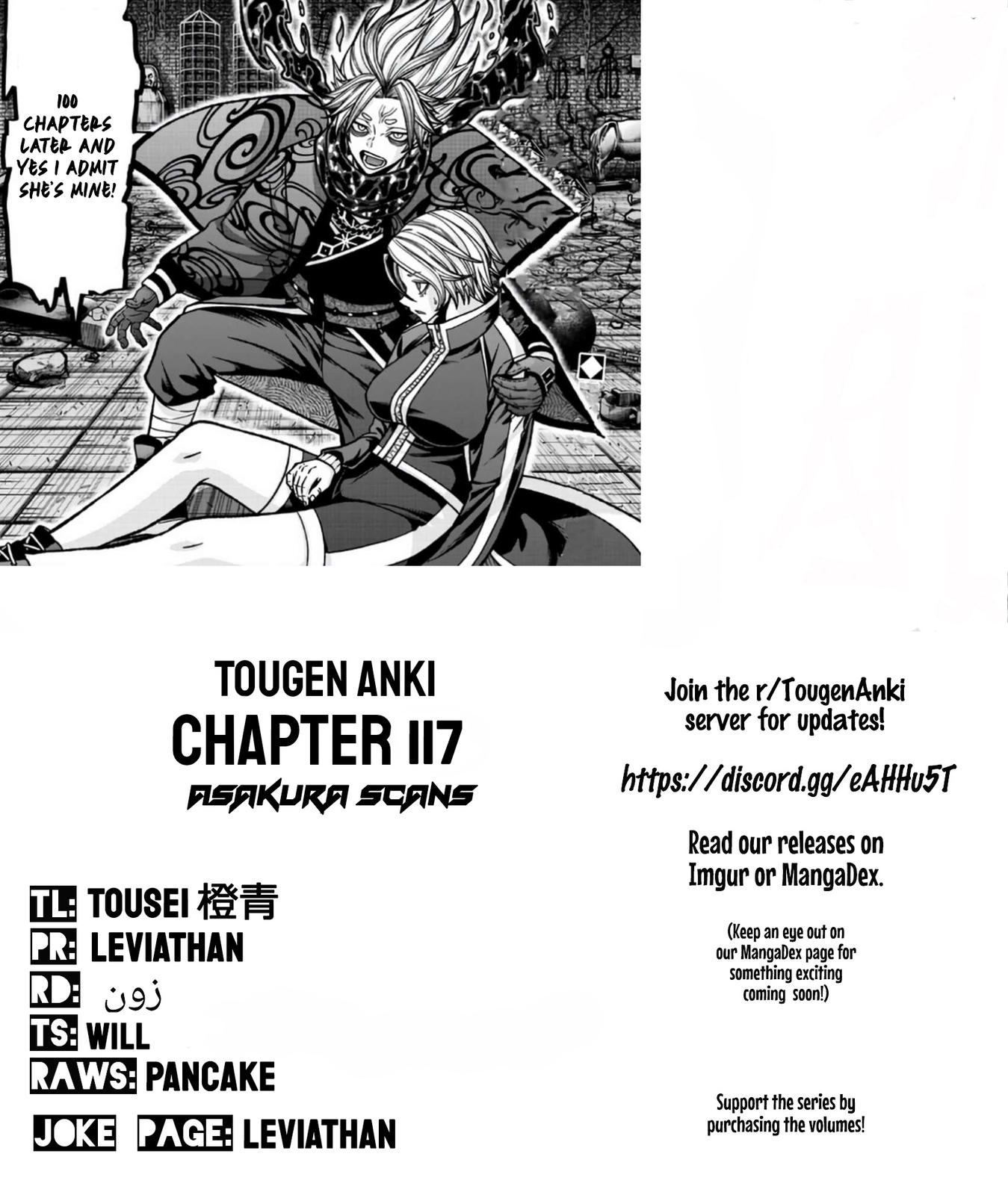 Tougen Anki Chap 117 - Next Chap 118