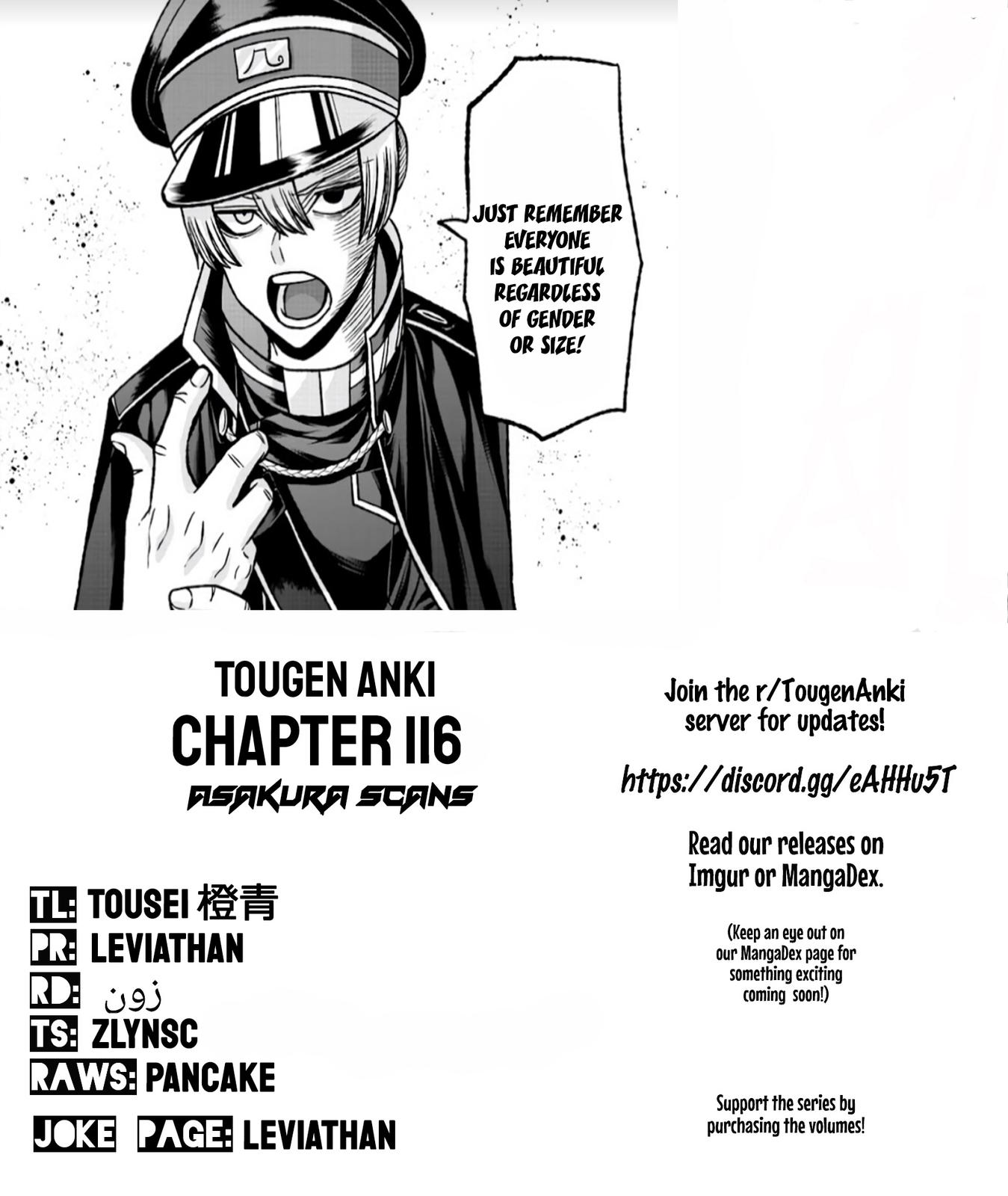 Tougen Anki Chap 116 - Next Chap 117