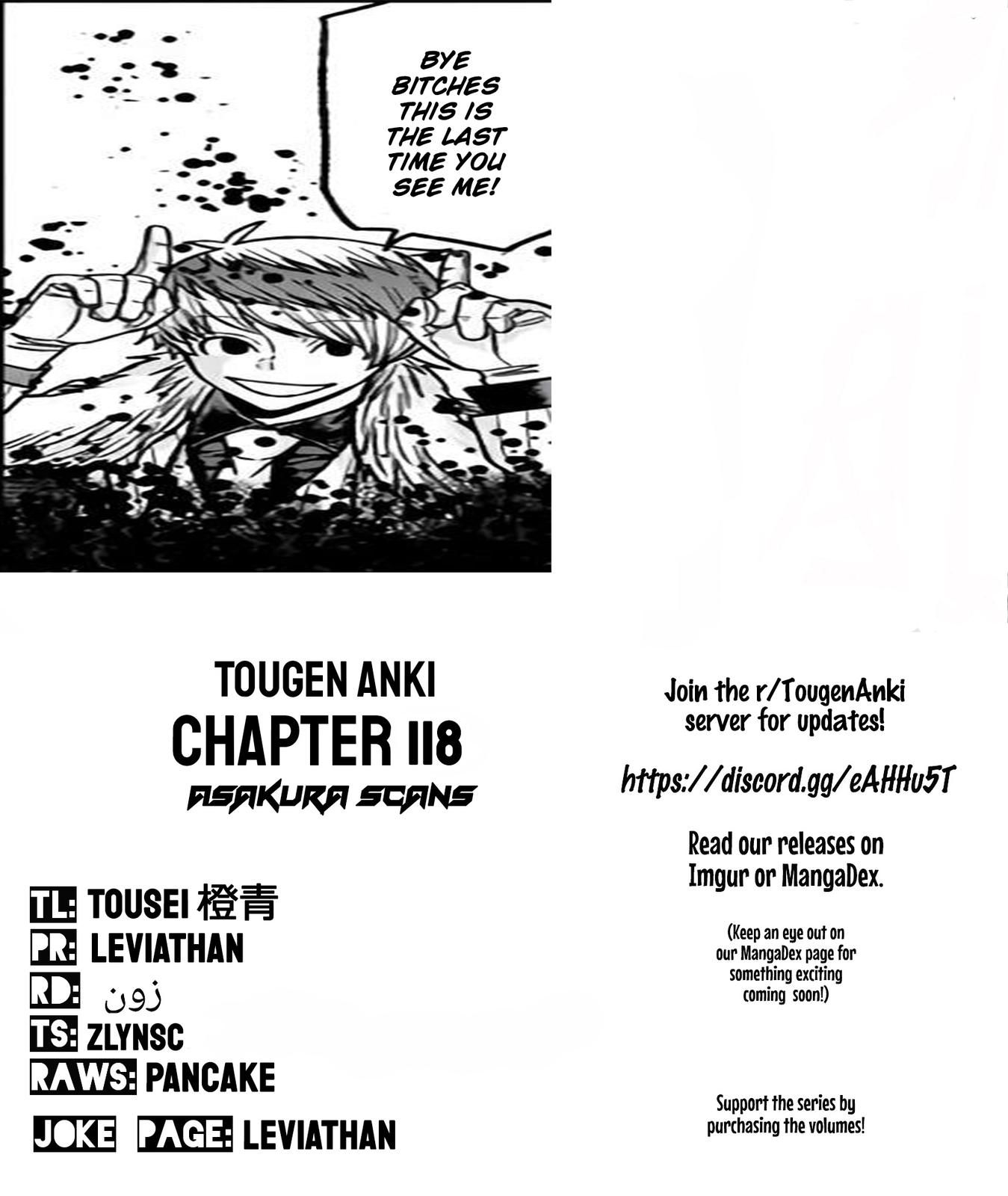 Tougen Anki Chap 118 - Next Chap 119