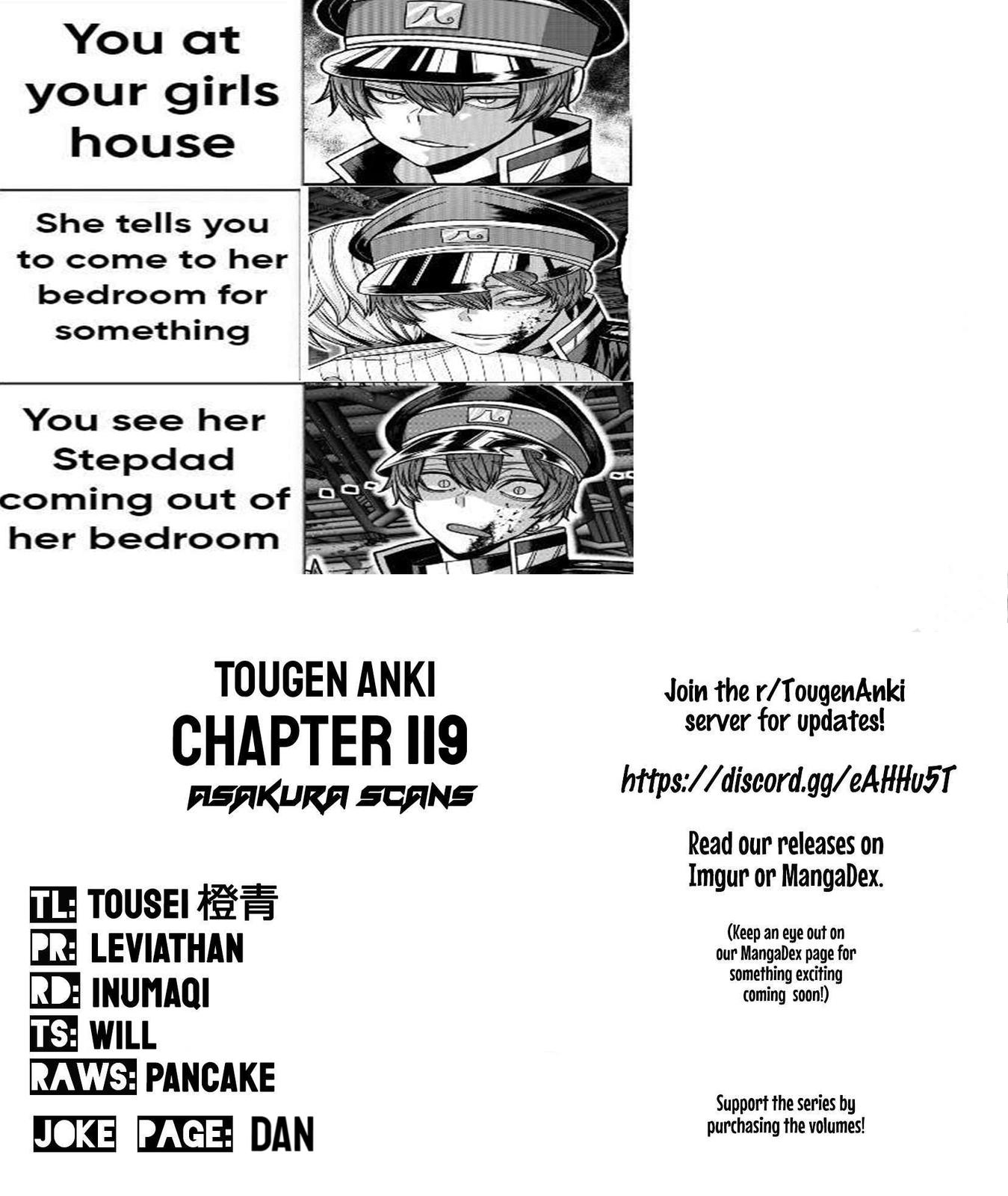 Tougen Anki Chap 119 - Next Chap 120