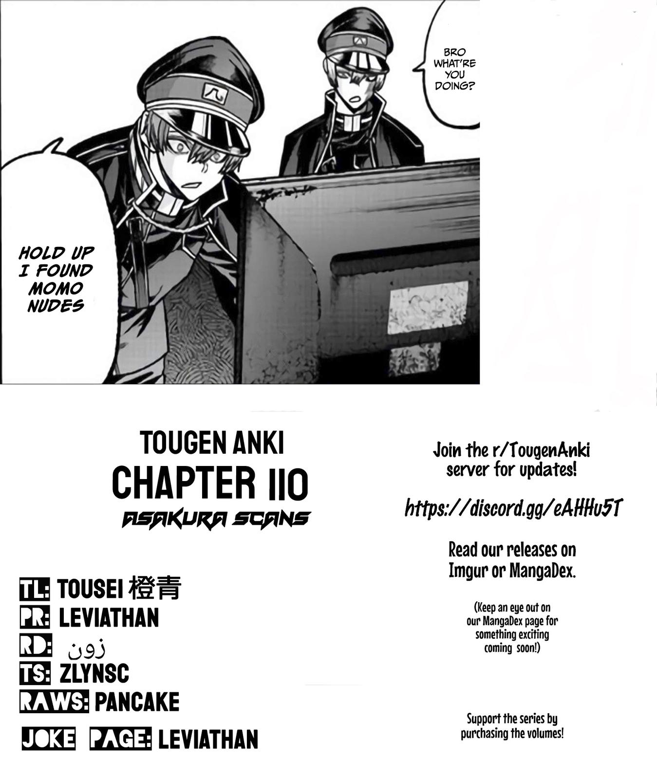 Tougen Anki Chap 110 - Next Chap 111