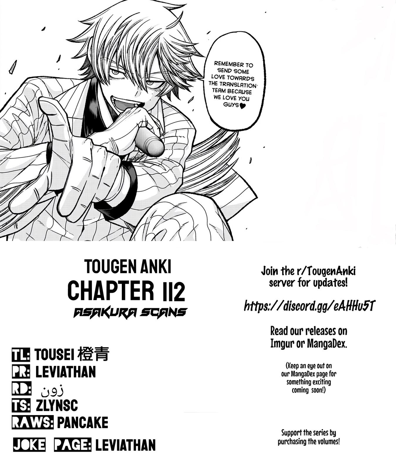 Tougen Anki Chap 112 - Next Chap 113