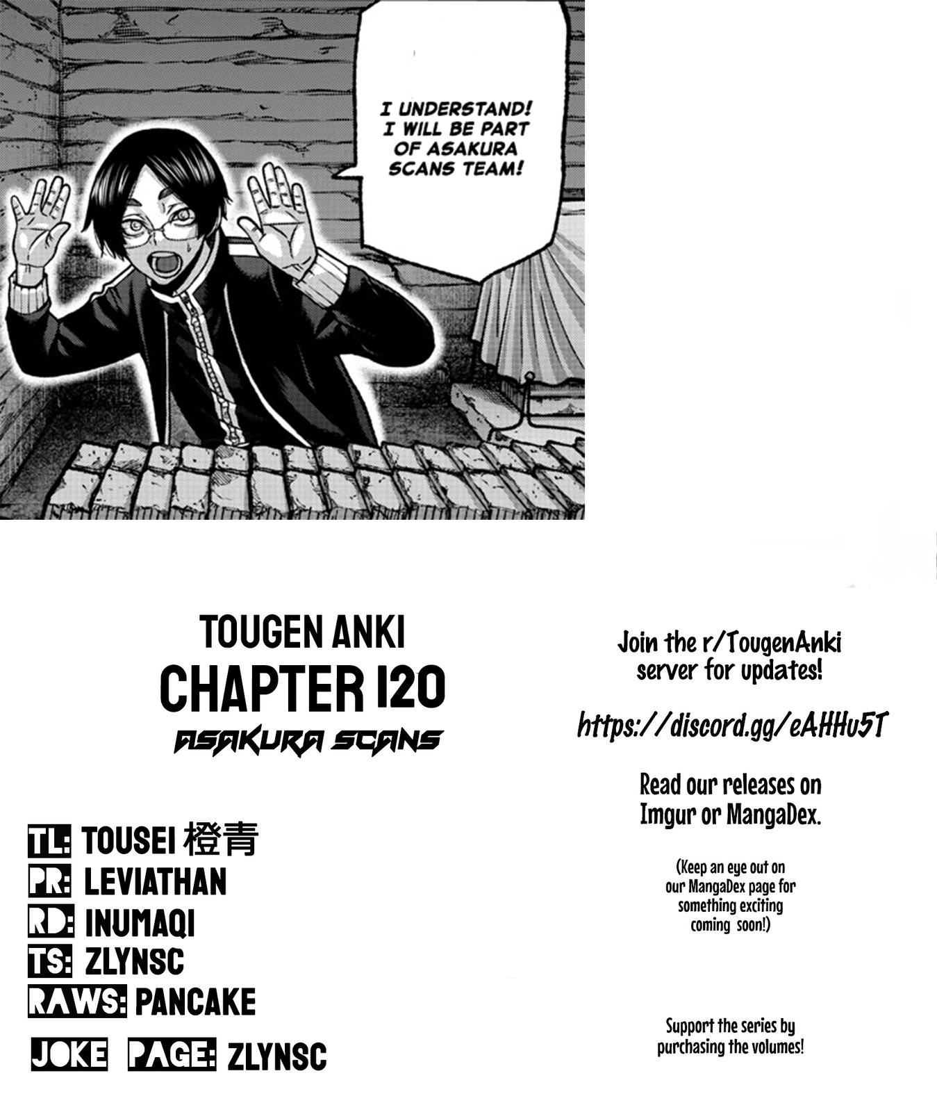 Tougen Anki Chap 120 - Next Chap 121