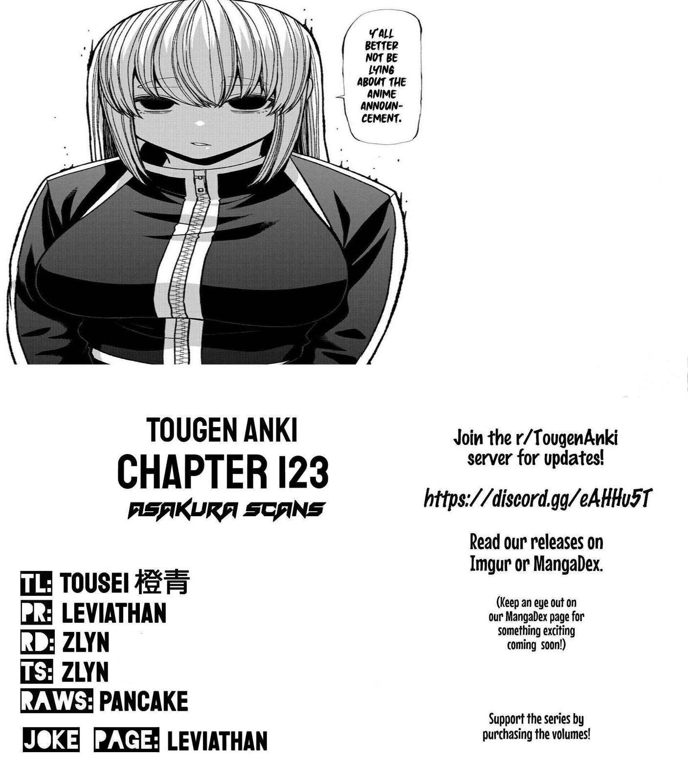 Tougen Anki Chap 123 - Next Chap 124