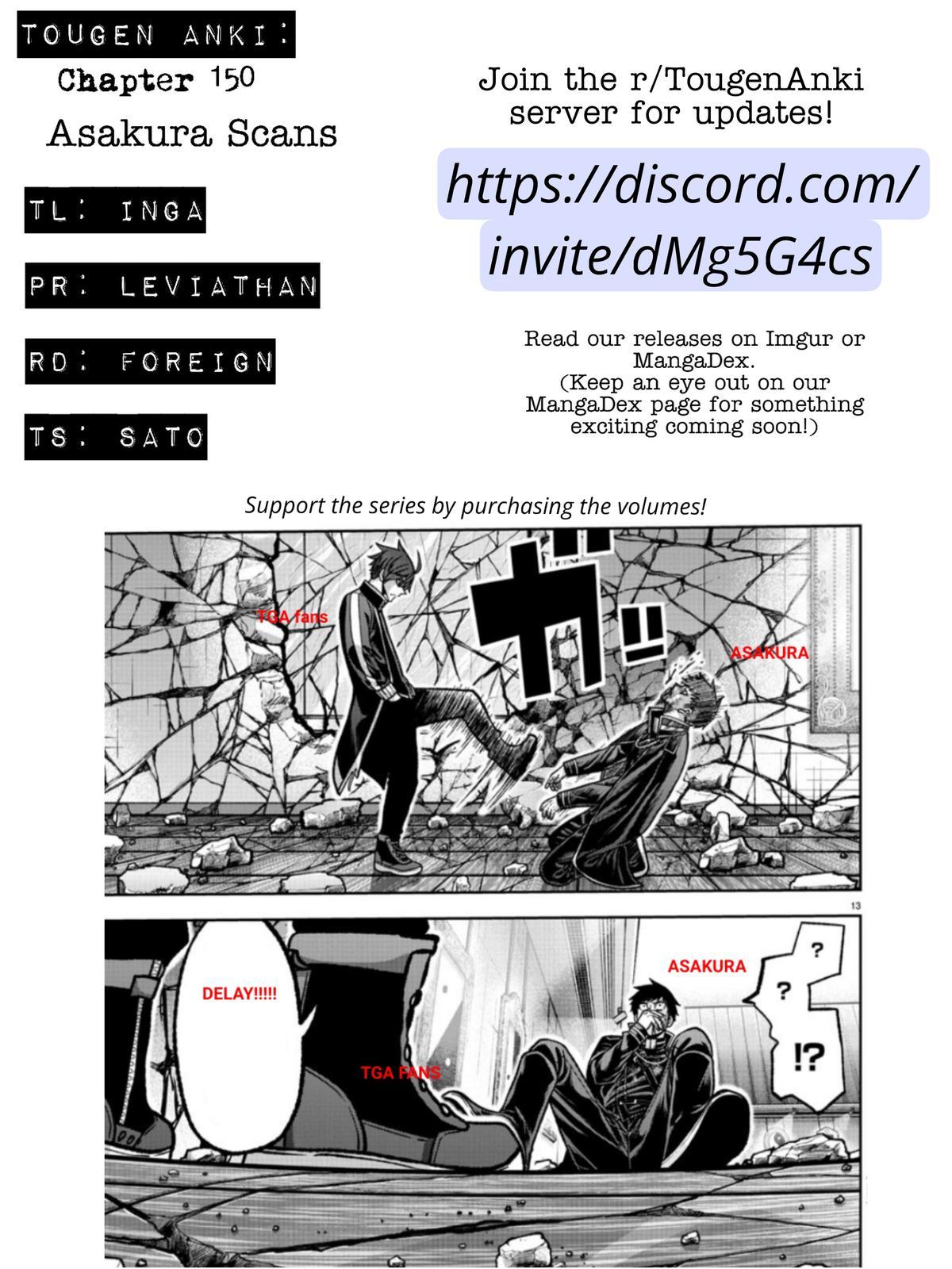 Tougen Anki Chap 150 - Next Chap 151