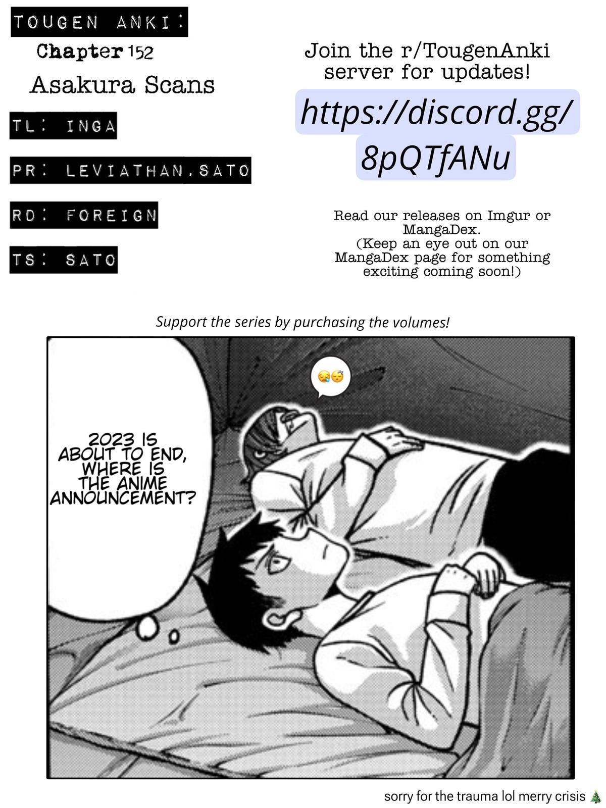 Tougen Anki Chap 152 - Next Chap 153
