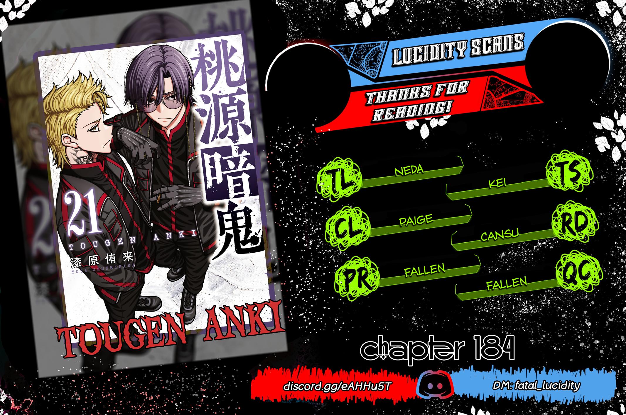 Tougen Anki Chap 184 - Next Chap 185