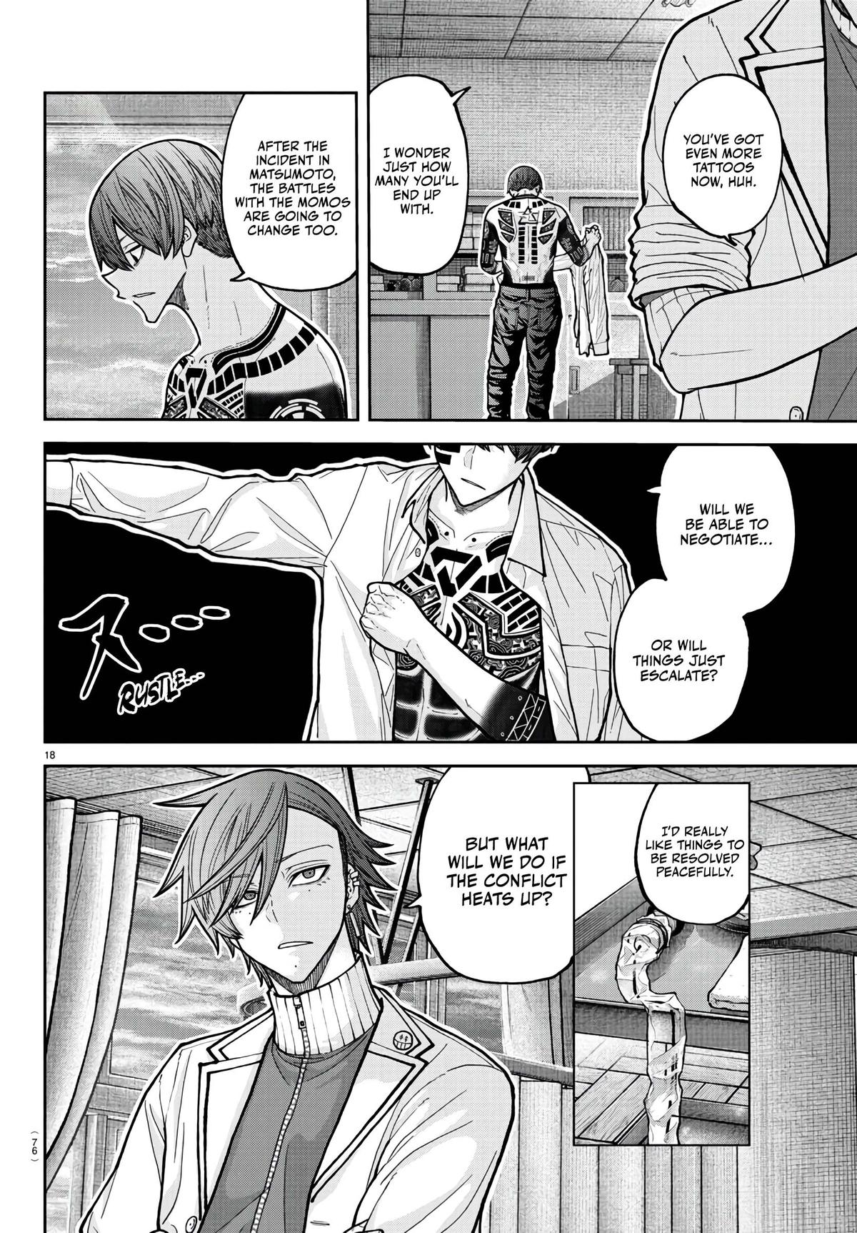 Tougen Anki Chap 218 - Next Chap 219