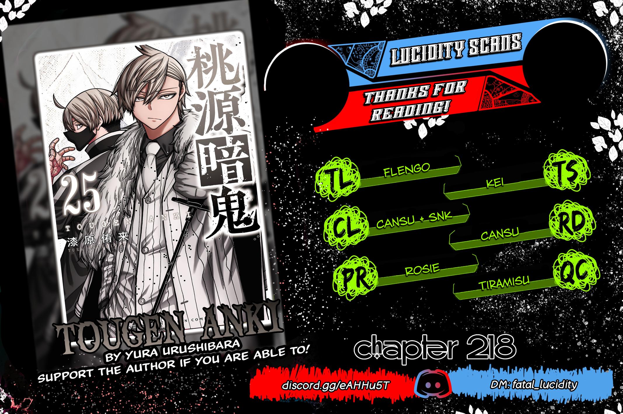 Tougen Anki Chap 218 - Next Chap 219