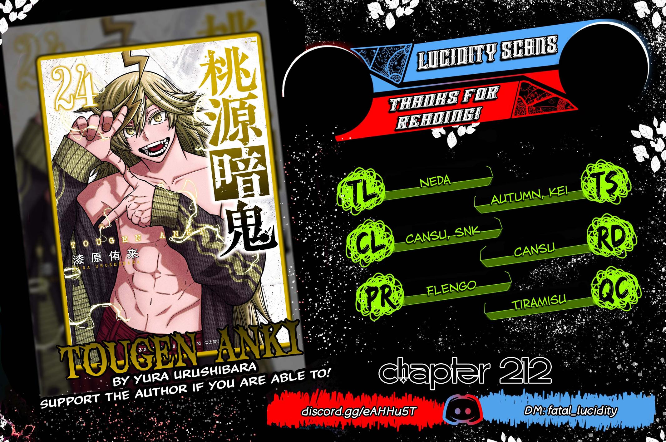 Tougen Anki Chap 212 - Next Chap 213