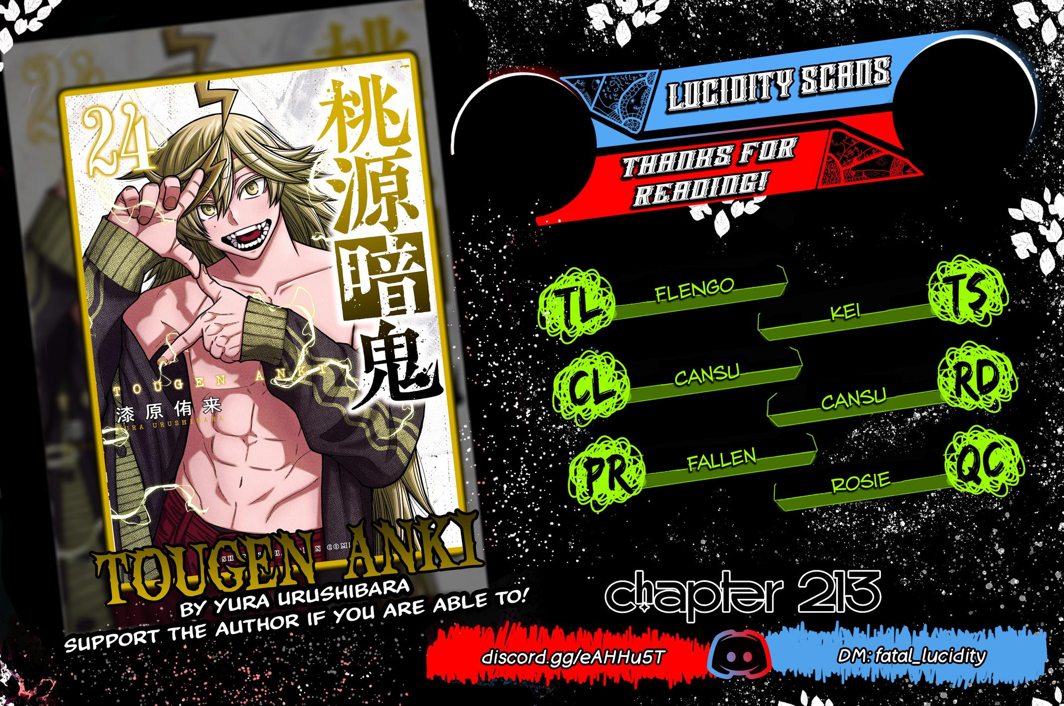 Tougen Anki Chap 213 - Next Chap 214