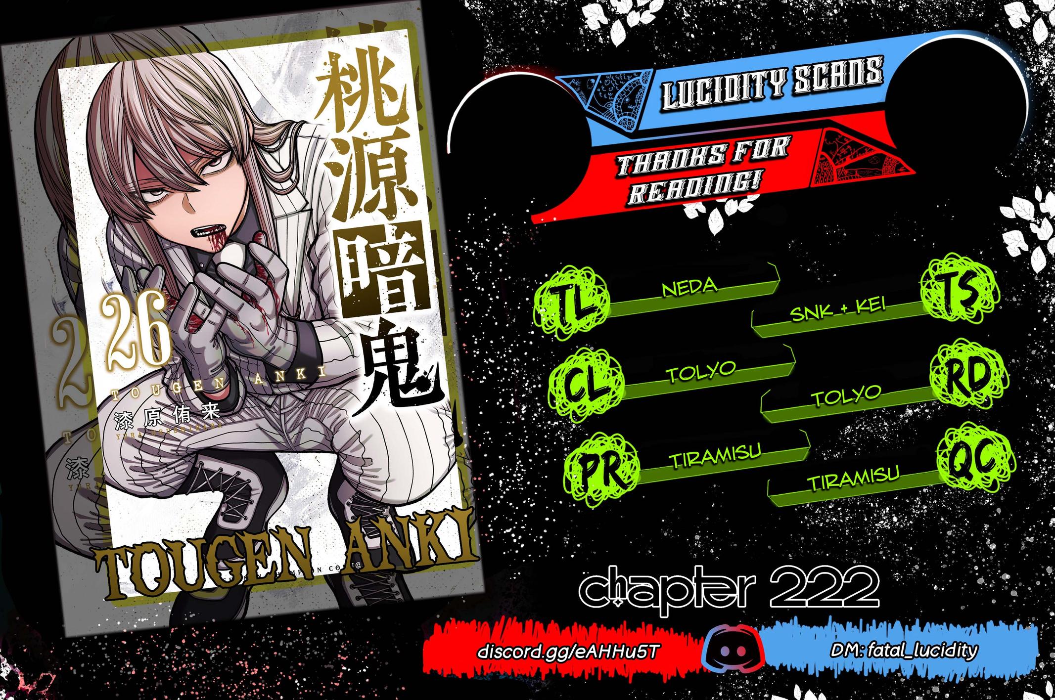 Tougen Anki Chap 222 - Next Chap 223