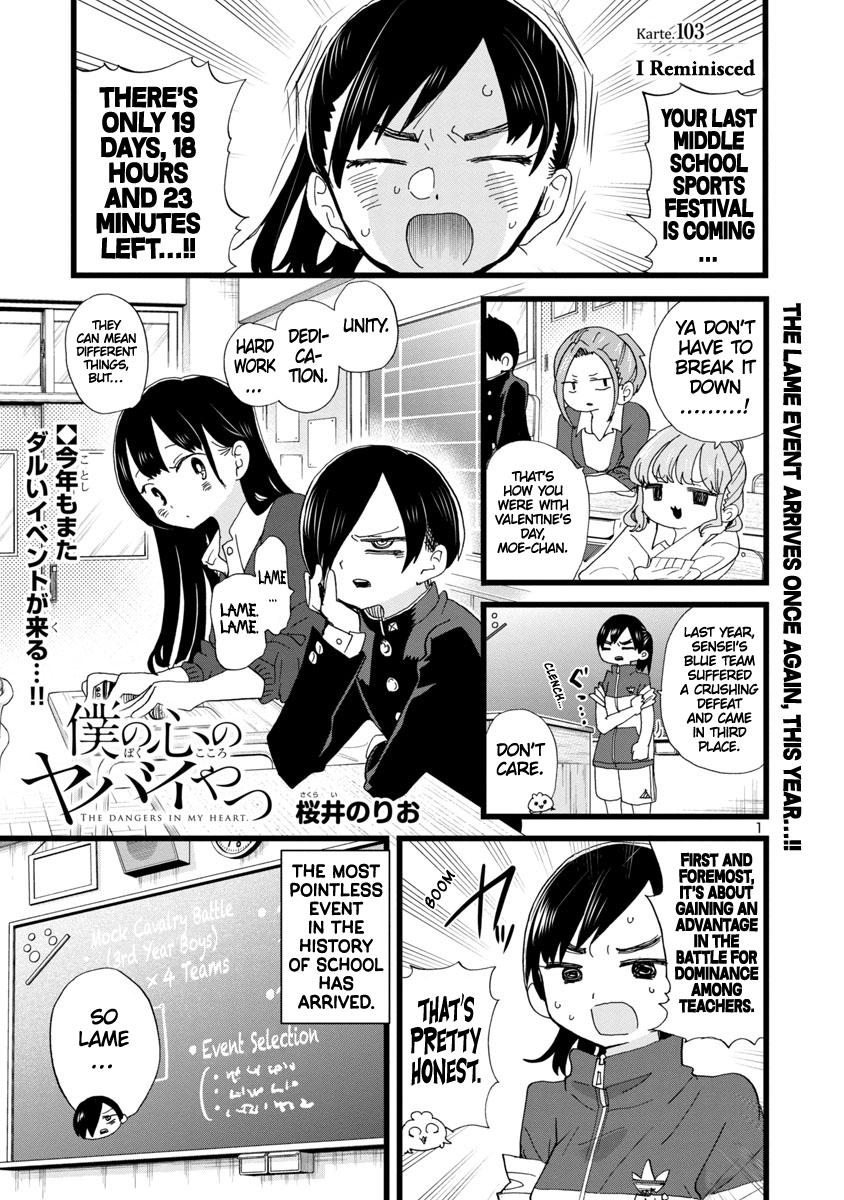 Boku no Kokoro no Yabai Yatsu Chap 103 - Next Chap 104