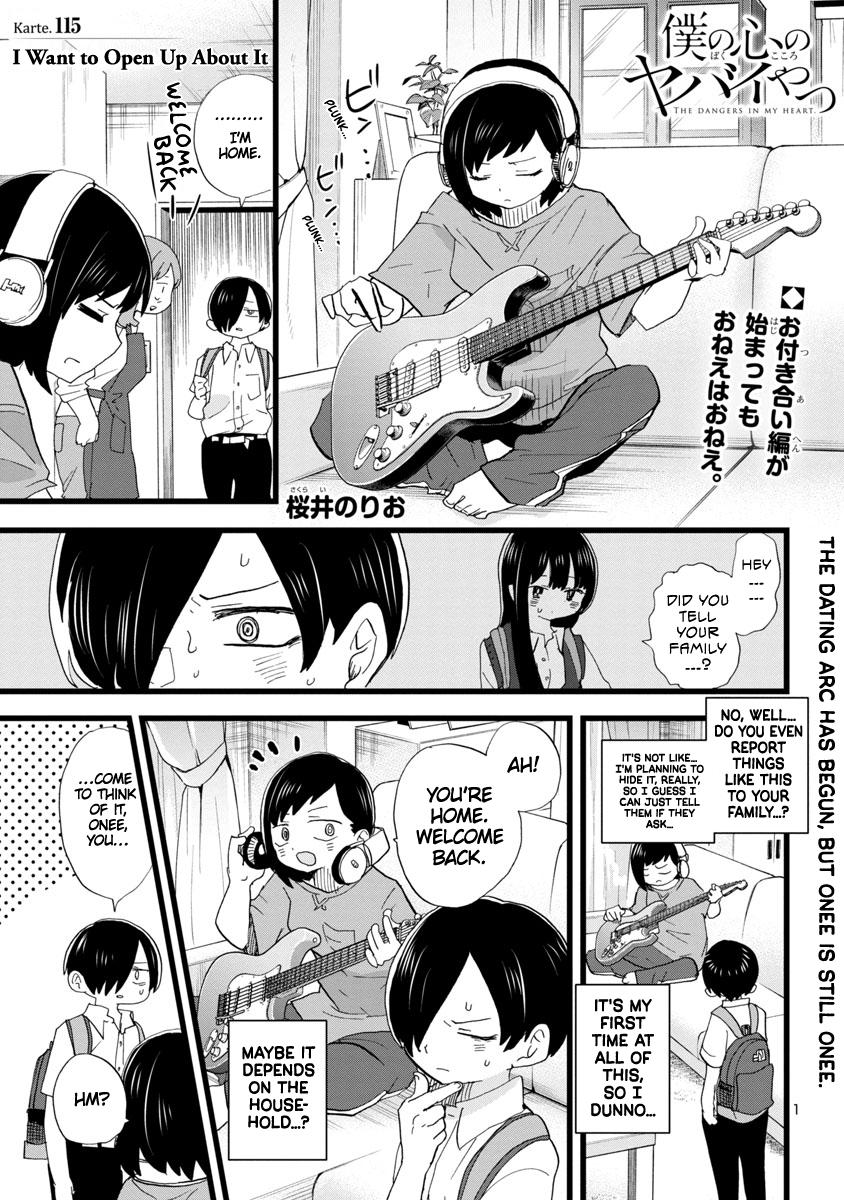 Boku no Kokoro no Yabai Yatsu Chap 115 - Next Chap 116