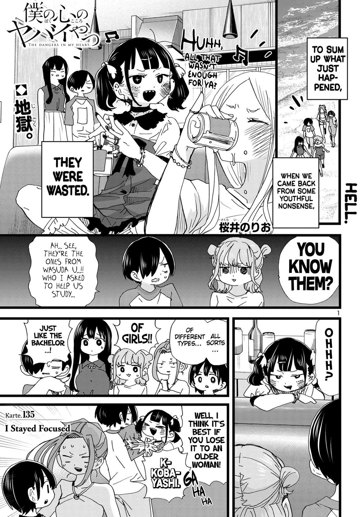 Boku no Kokoro no Yabai Yatsu Chap 135 - Next Chap 136