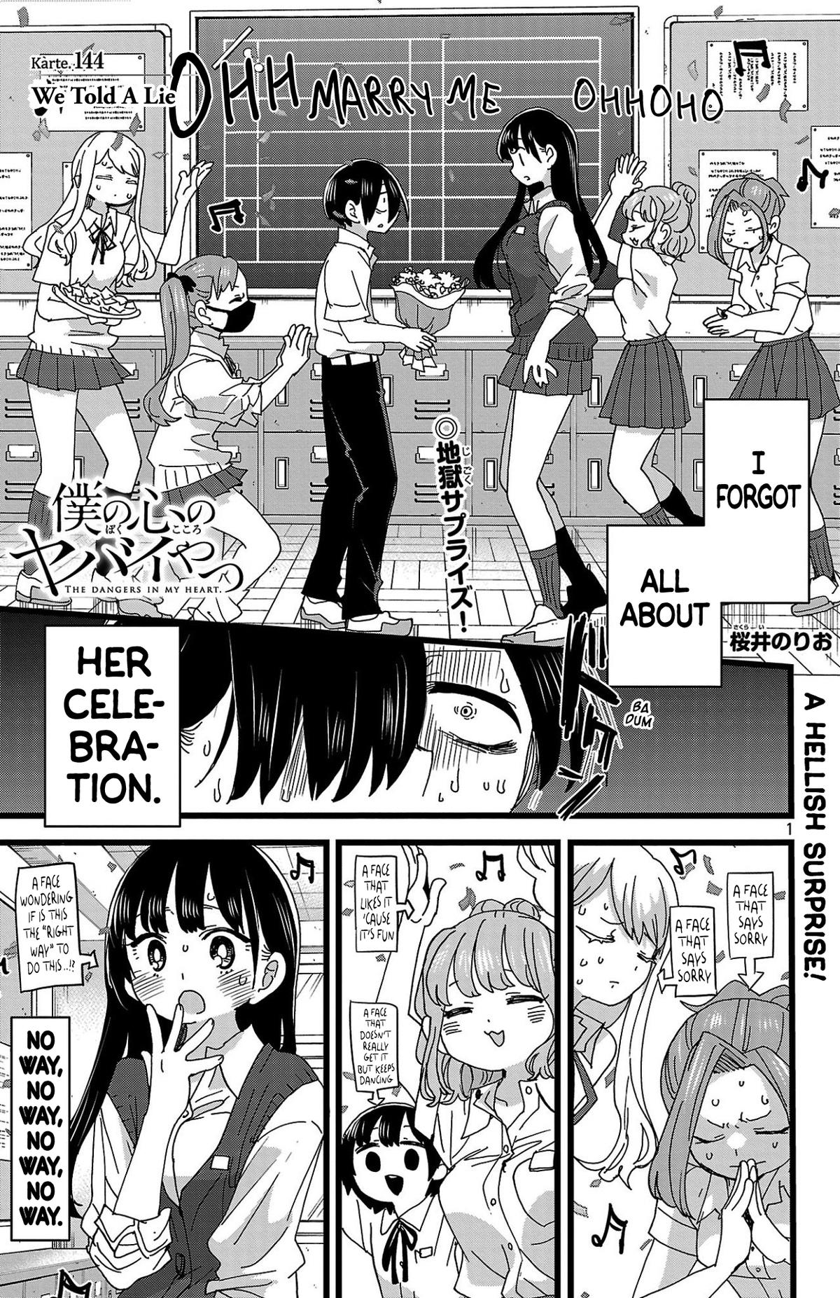 Boku no Kokoro no Yabai Yatsu Chap 144 - Next Chap 145