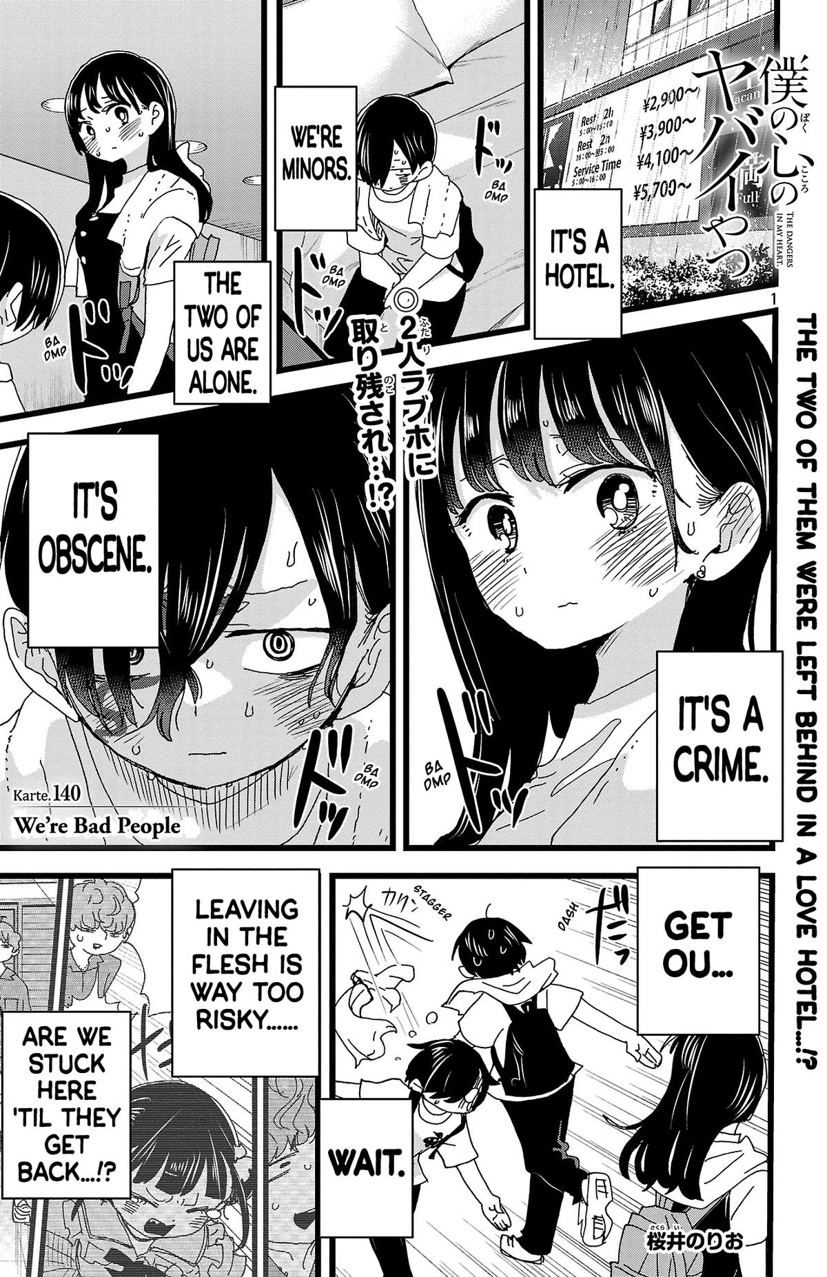 Boku no Kokoro no Yabai Yatsu Chap 140 - Next Chap 141