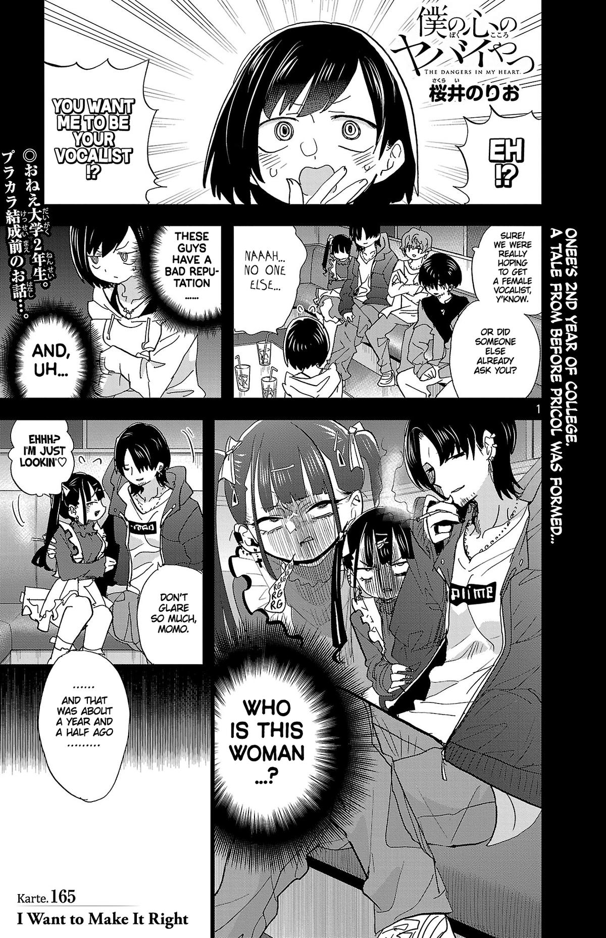 Boku no Kokoro no Yabai Yatsu Chap 165 - Next Chap 166